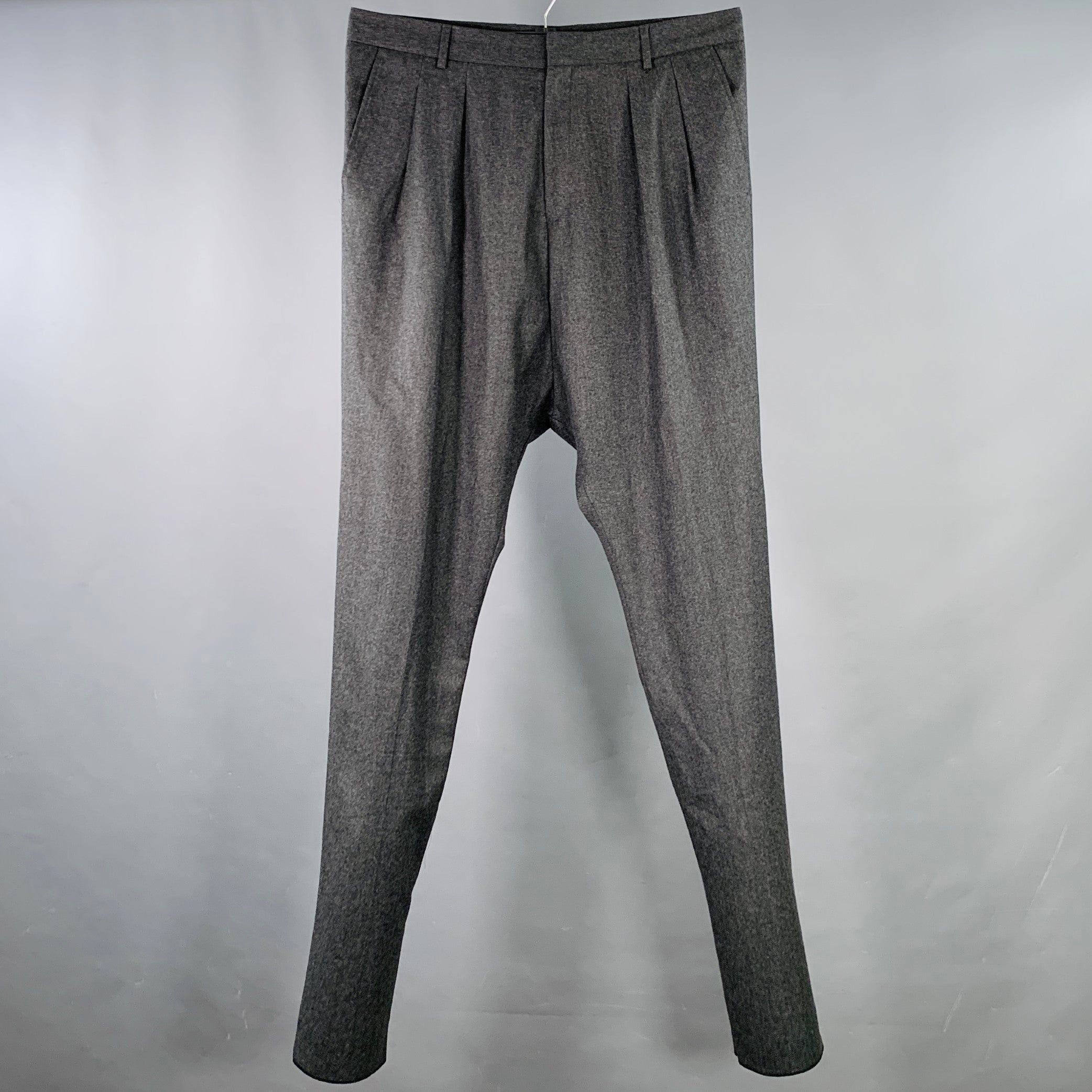 GIVENCHY Charcoal Wool Pant
