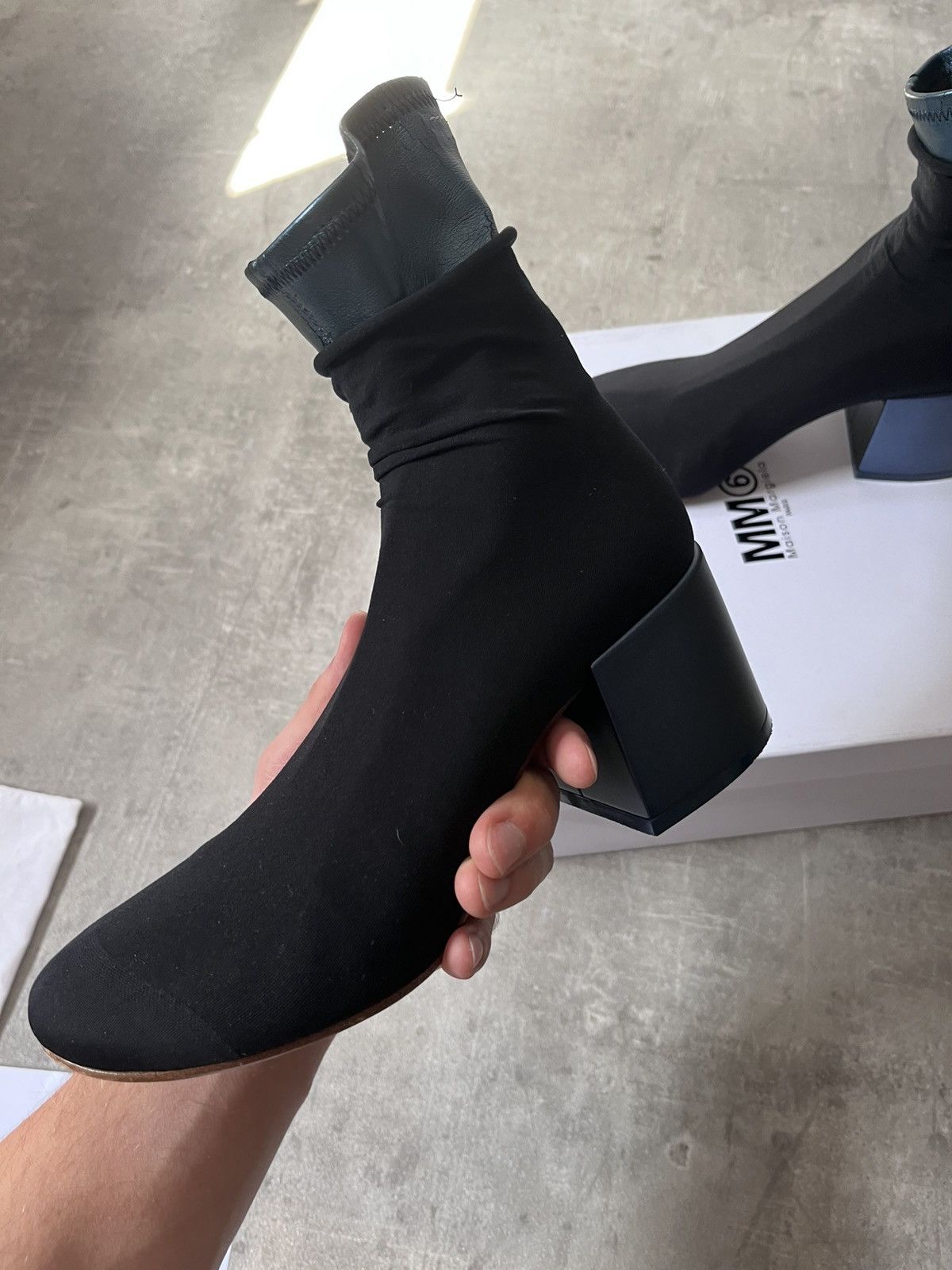 Maison Margiela Maison Margiela MM6 Faux Leather Socks Ankle heels Size US 9 / IT 39 - 4 Thumbnail