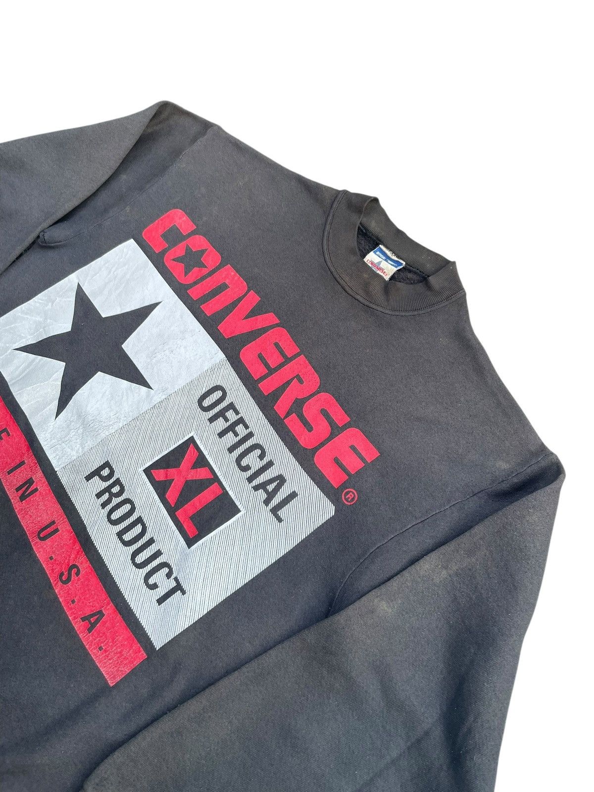 Converse Vintage 90’s Converse sweatshirt Size US L / EU 52-54 / 3 - 2 Thumbnail