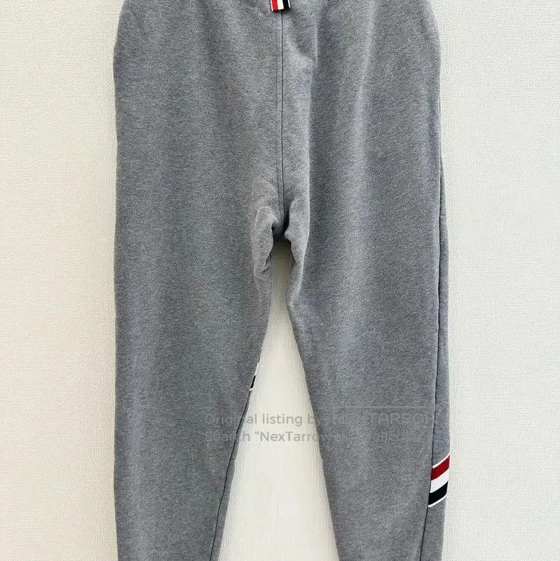 Other Thom Browne Gray Cotton Striped Casual Pants . Size US 26 / EU 42 - 2 Thumbnail