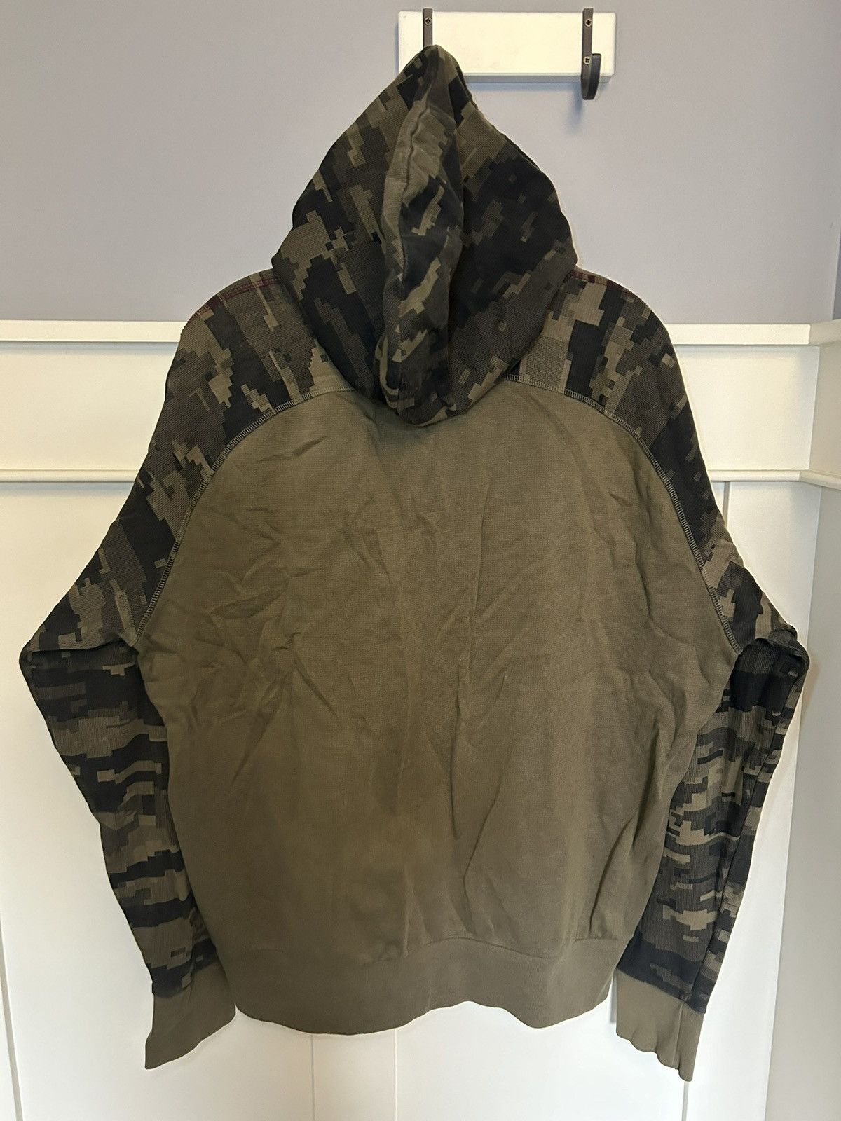 Diesel Vintage Diesel digital camo thermal zip-up hoodie Size US XL / EU 56 / 4 - 9 Thumbnail
