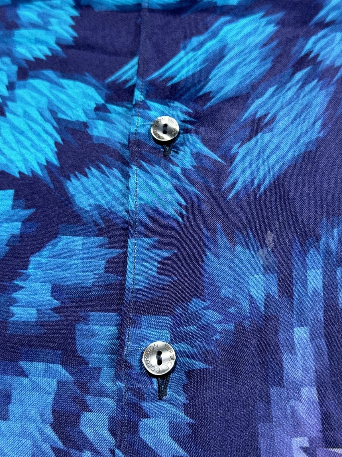 Versace Versace Multi-color Silk Shirt Size US M / EU 48-50 / 2 - 4 Thumbnail