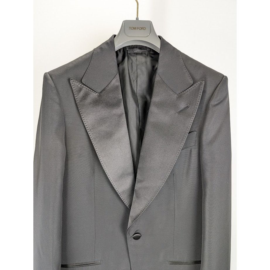 Tom Ford o1rshd1 Blazer Jacket In Black Size US S / EU 44-46 / 1 - 3 Thumbnail