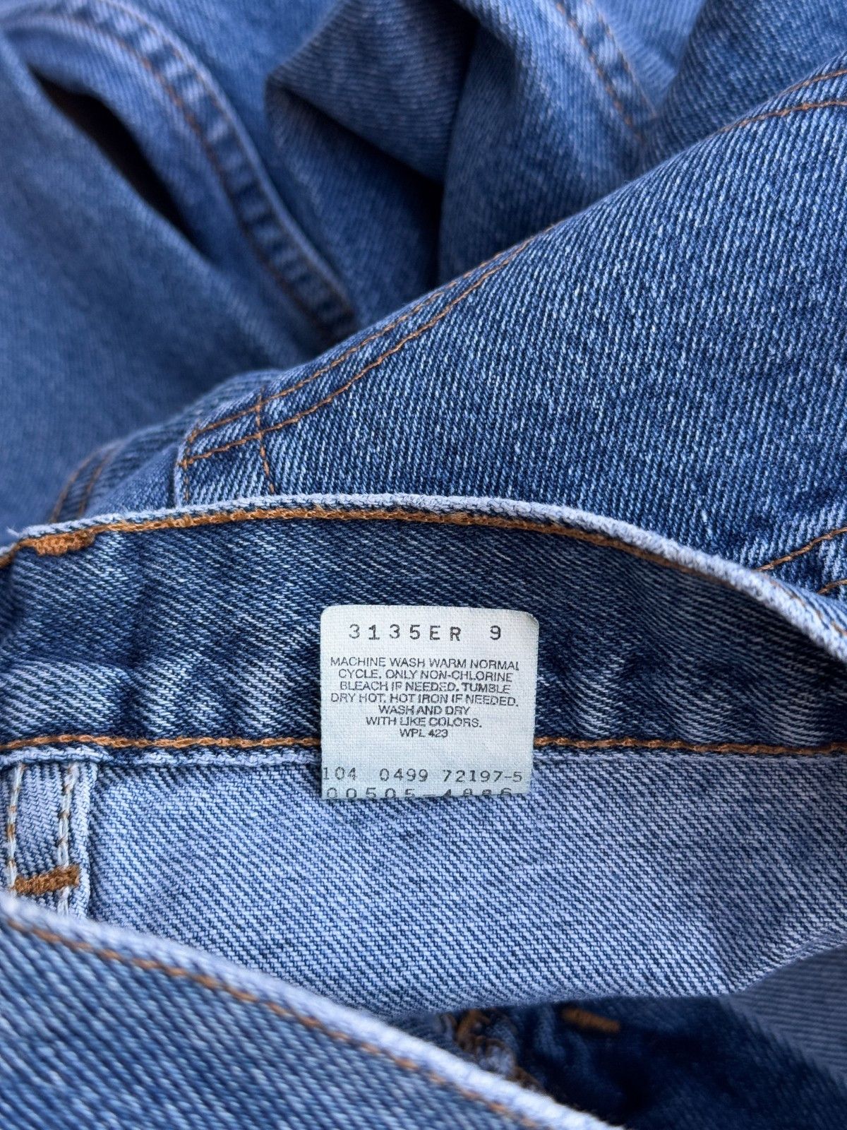Levi's Vintage 90s Levi’s 505 Straight Leg Jeans Denim 34x30 Size US 34 / EU 50 - 5 Thumbnail