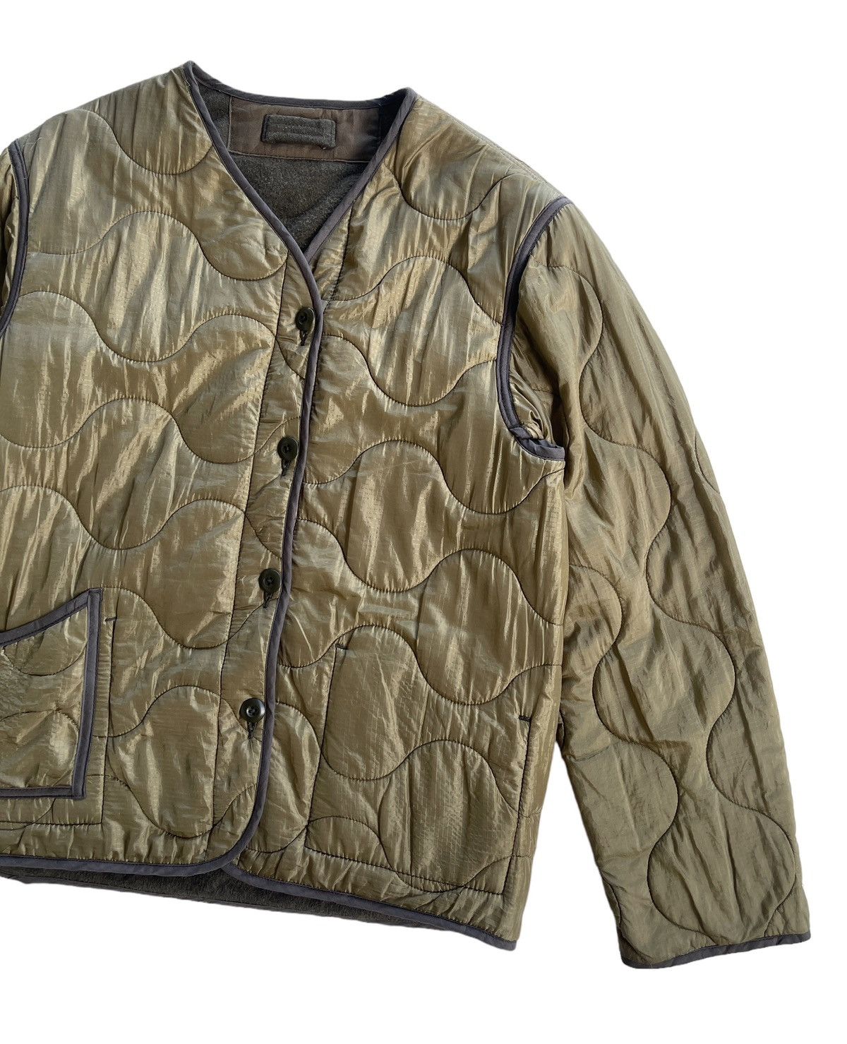 HOLLYWOOD RANCH MARKET HRM Blue Blue Japan Reversible Quilted Jacket Size US M / EU 48-50 / 2 - 9 Thumbnail