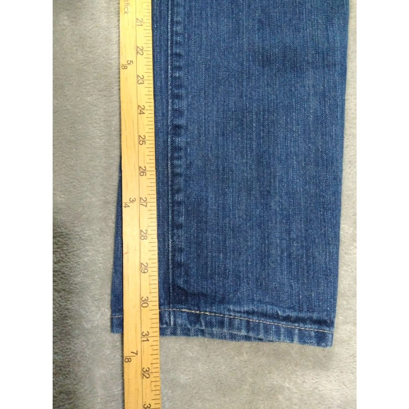 Levi's Levi's 511 Jeans Mens 34x34 Blue Denim Mid Rise Skinny 5-Pocket Dark Wash Size US 34 / EU 50 - 5 Thumbnail