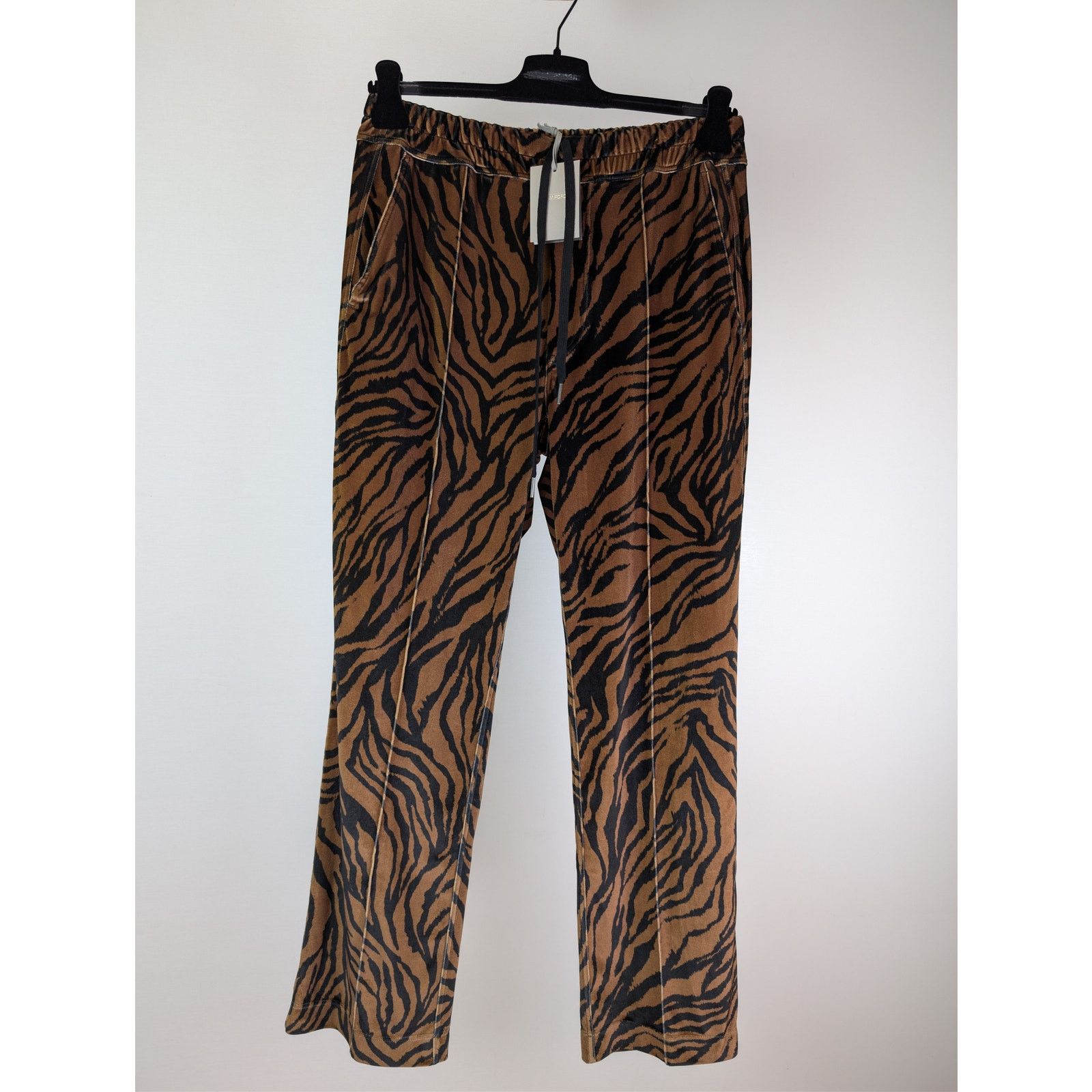 Tom Ford o1rshd1 Cut and Sewn Knit Trousers Pant in Brown / Black Size US 38 / EU 54 - 8 Thumbnail