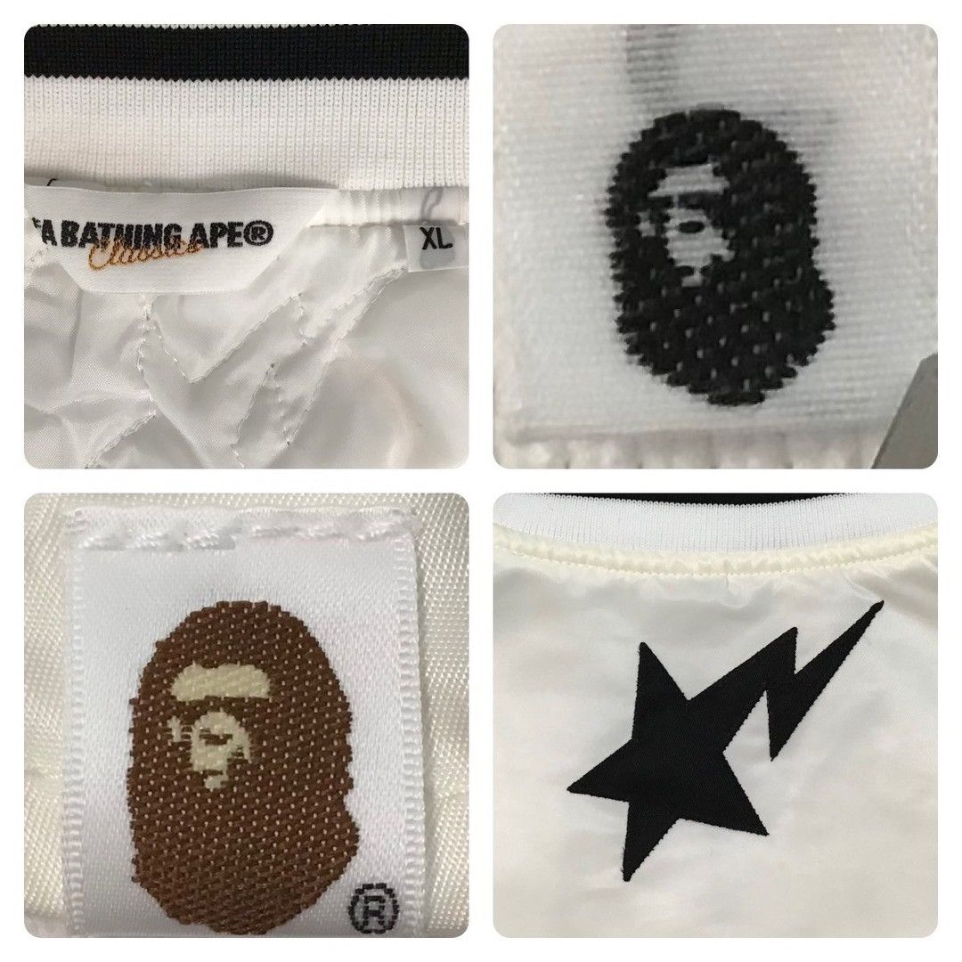 Bape × Nigo BAPE STA logo varsity jacket a bathing ape star NIGO Size US XL / EU 56 / 4 - 7 Thumbnail