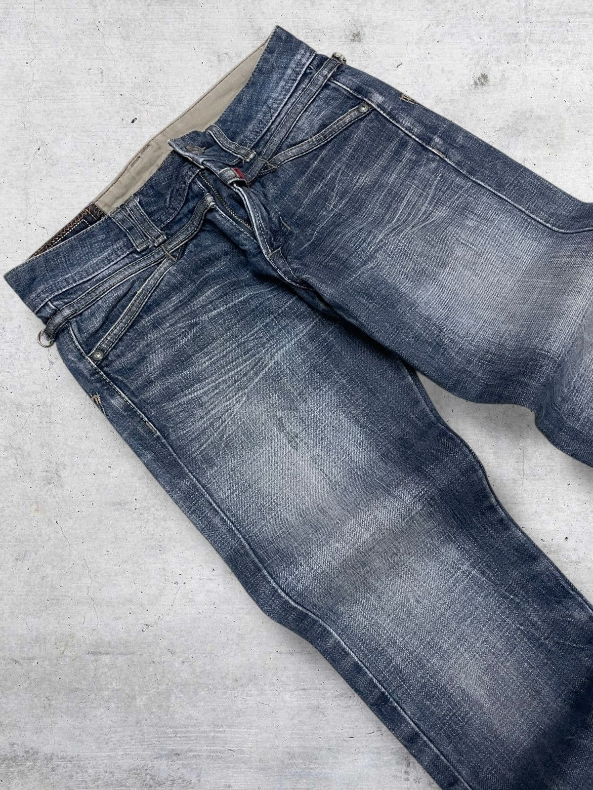 Marithe + Francois Girbaud VINTAGE MARITHE FRANCOIS GIRBAUD DESIGNER 90S FLARED DENIM Size US 26 / EU 42 - 7 Thumbnail
