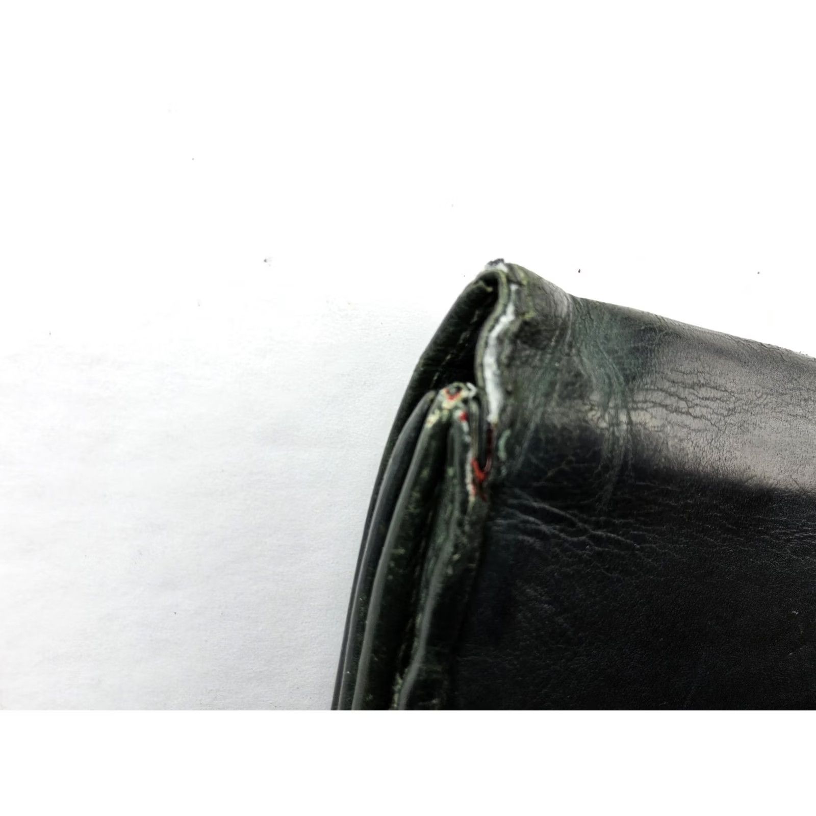 Celine CELINE Leather Accordion Wallet - Green - 7.25x3.5" - Womens - Pre-Owned Size ONE SIZE - 4 Thumbnail