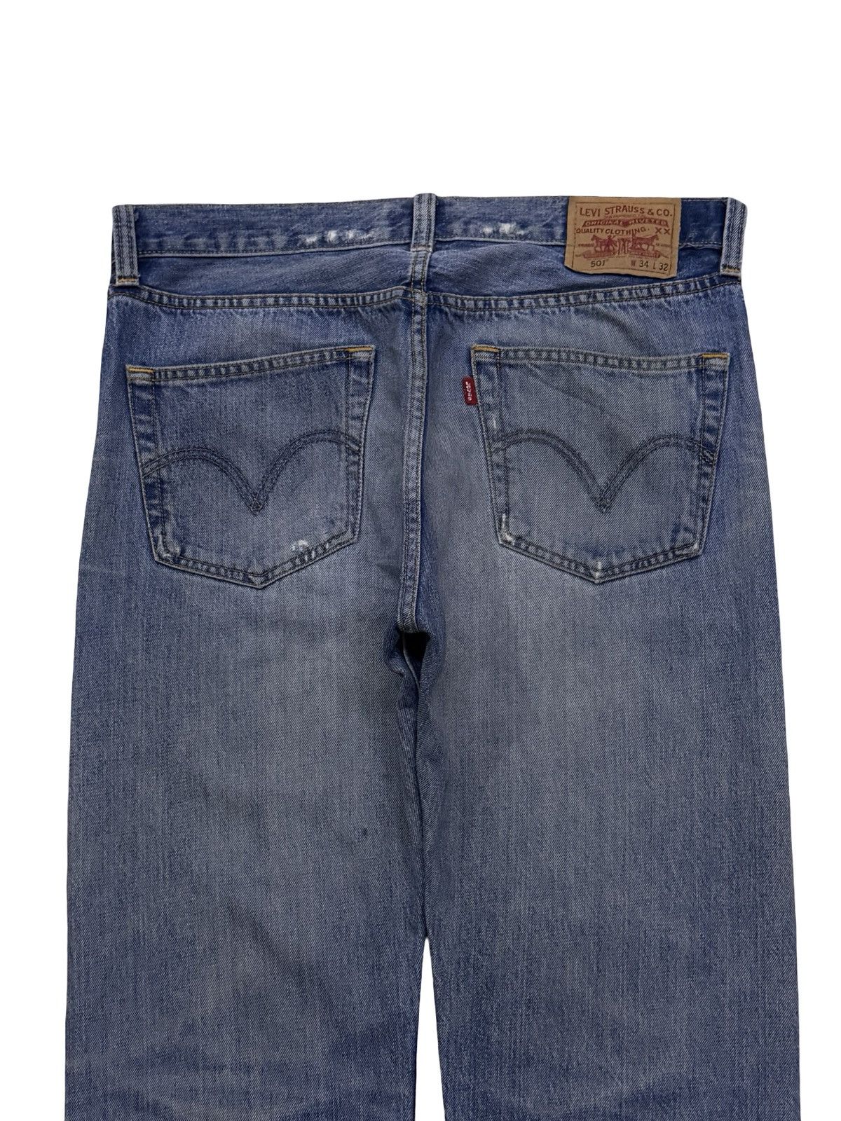 Levi's Vintage Levi’s 501 Original Straight Leg Button Fly | W35 Size US 35 - 5 Thumbnail