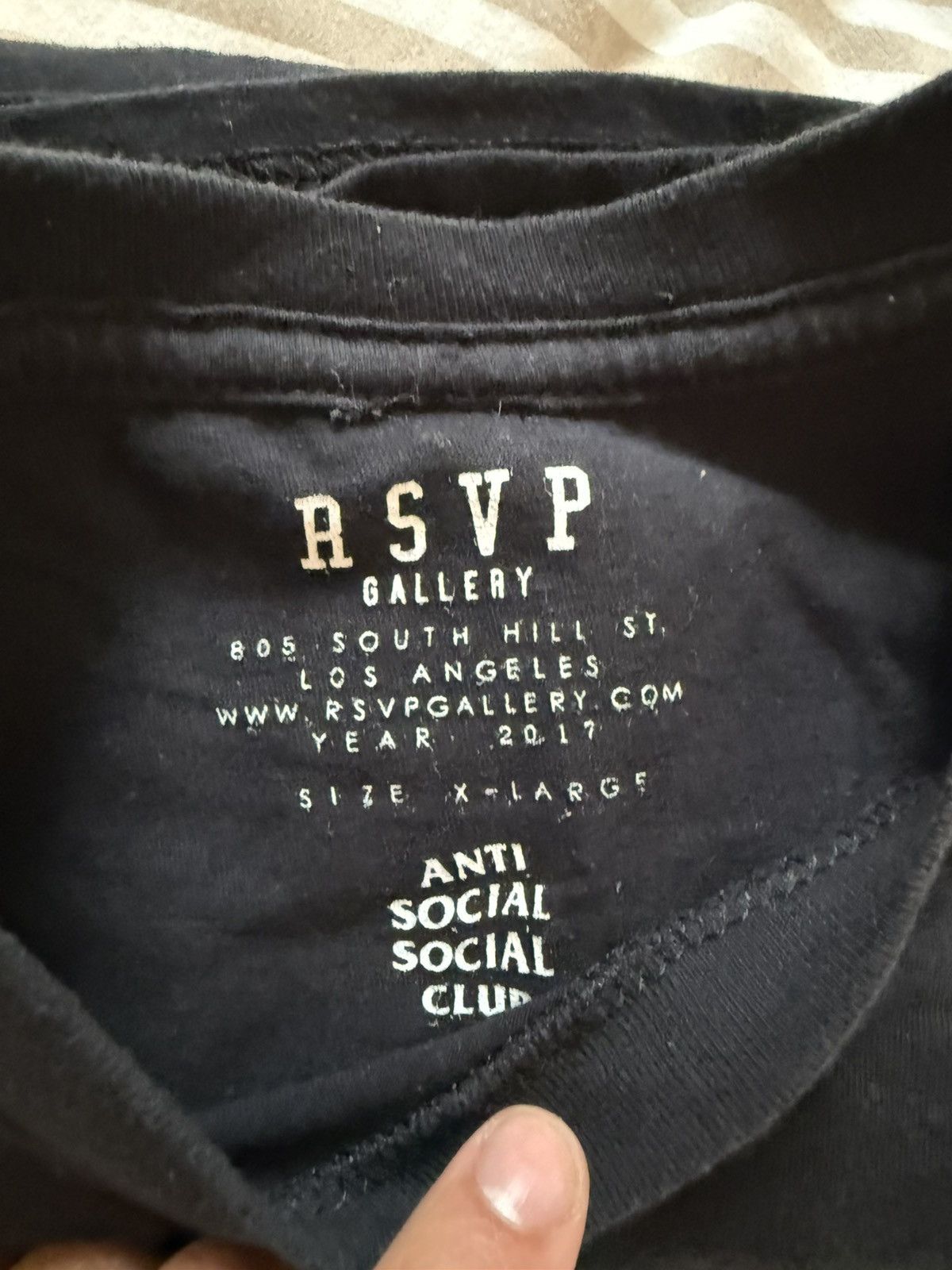 Anti Social Social Club ASSC Gallery Tee | Size L | Gently Used Size US L / EU 52-54 / 3 - 3 Thumbnail