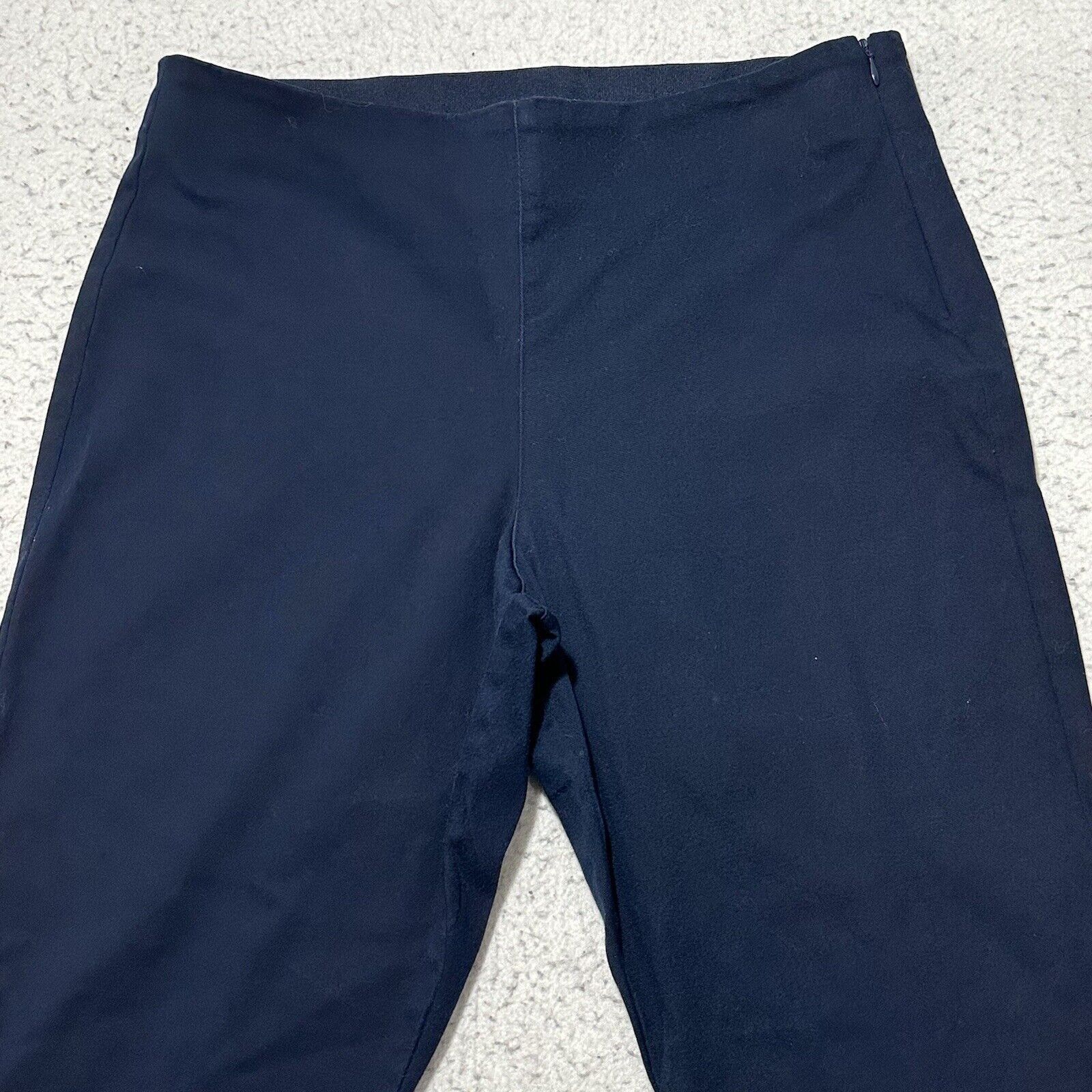 Old Navy Old Navy 12 Blue Flat Front Dress Pants High Rise 27" Inseam Size 34" / US 12 / IT 48 - 2 Thumbnail