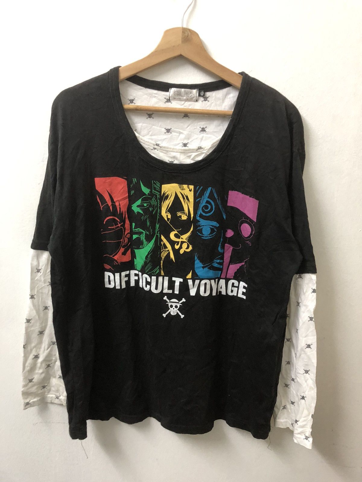 Anime × Japanese Brand × One Piece One Piece Anime Big logo Backhit ‘Difficult Voyage’ Size US L / EU 52-54 / 3 - 1 Thumbnail