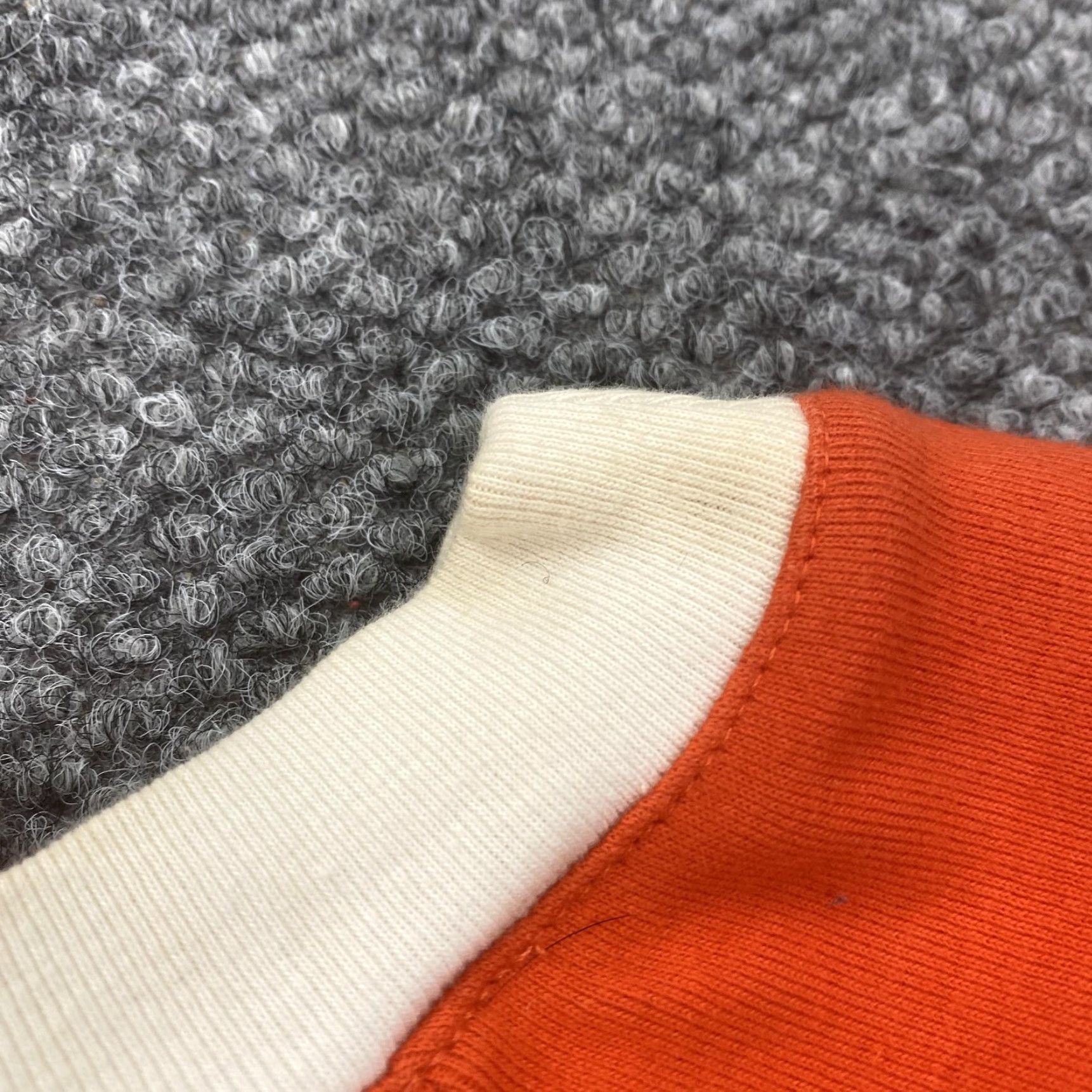 Vintage VINTAGE Sportelle Shirt Womens M Orange White Bow Scoop Neck 3/4 Sleeve Cotton Size M / US 6-8 / IT 42-44 - 7 Thumbnail
