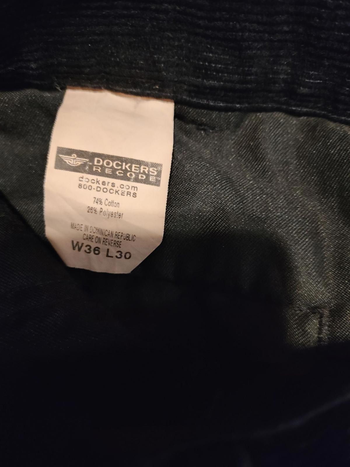 Dockers Dockers Men's Black Corduroy Pants Size US 36 / EU 52 - 7 Thumbnail