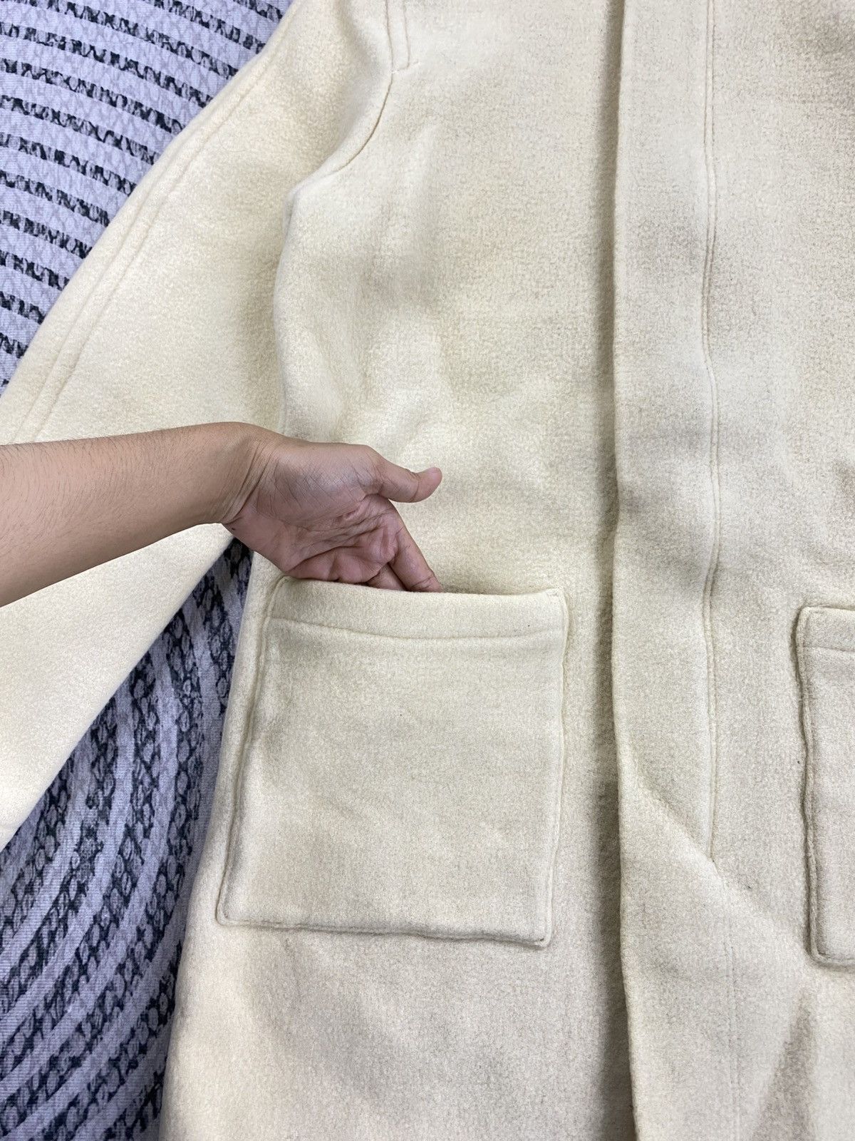PPFM PPFM Wool Blend Hoodie Long Jacket Size US M / EU 48-50 / 2 - 7 Thumbnail