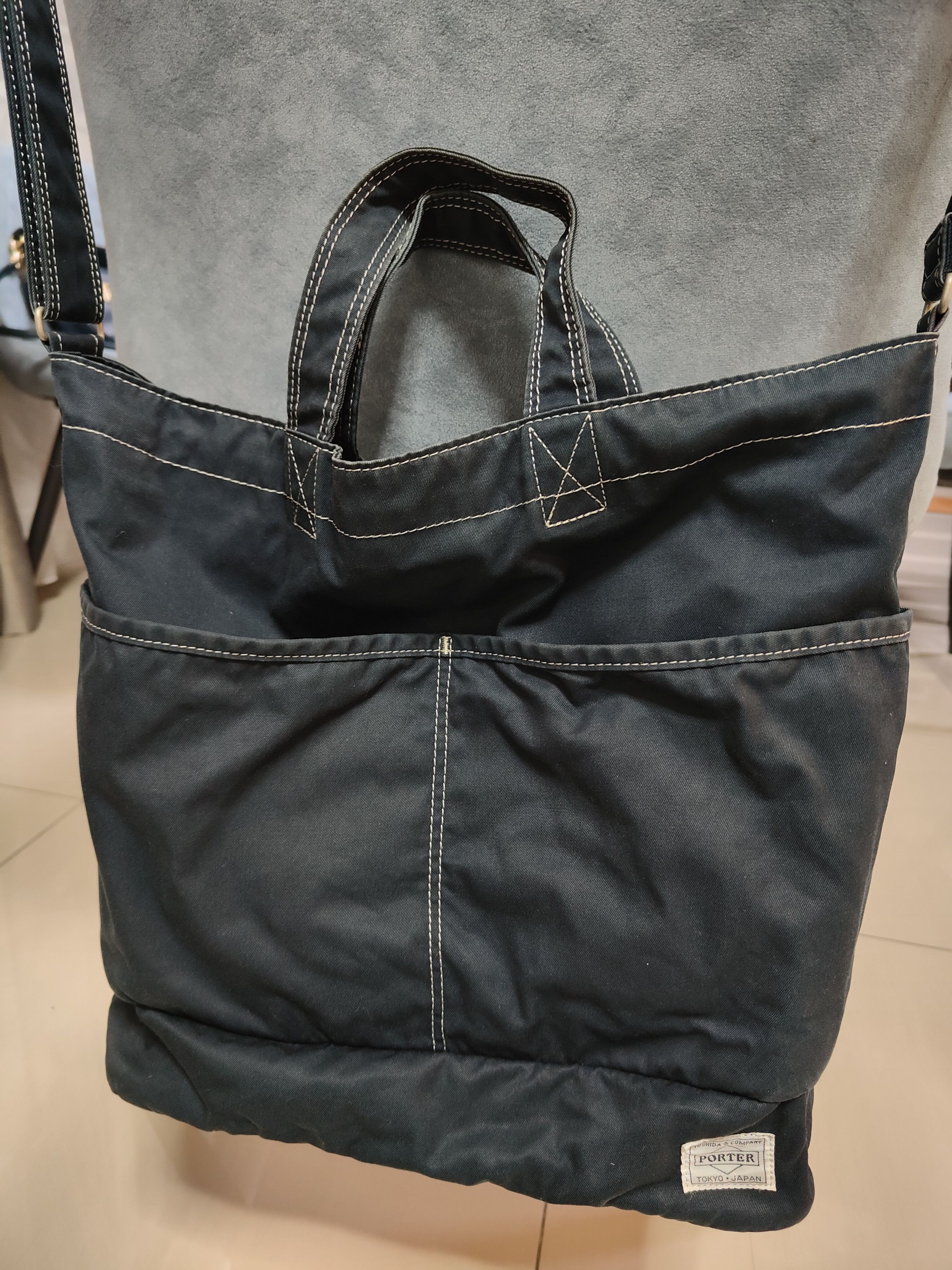image of Porter Kanban 2 Way Bag in Blue, Men's