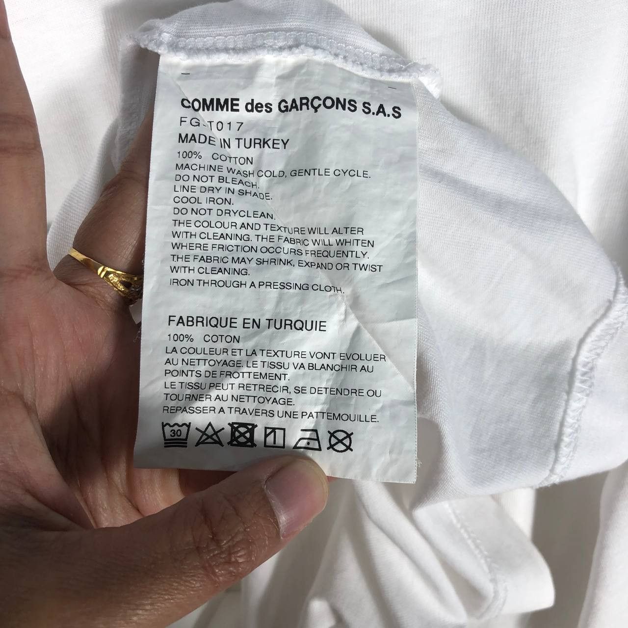 Comme des Garcons × Vintage Vintage CDG Comme des Gargons Shirt Size US L / EU 52-54 / 3 - 9 Thumbnail