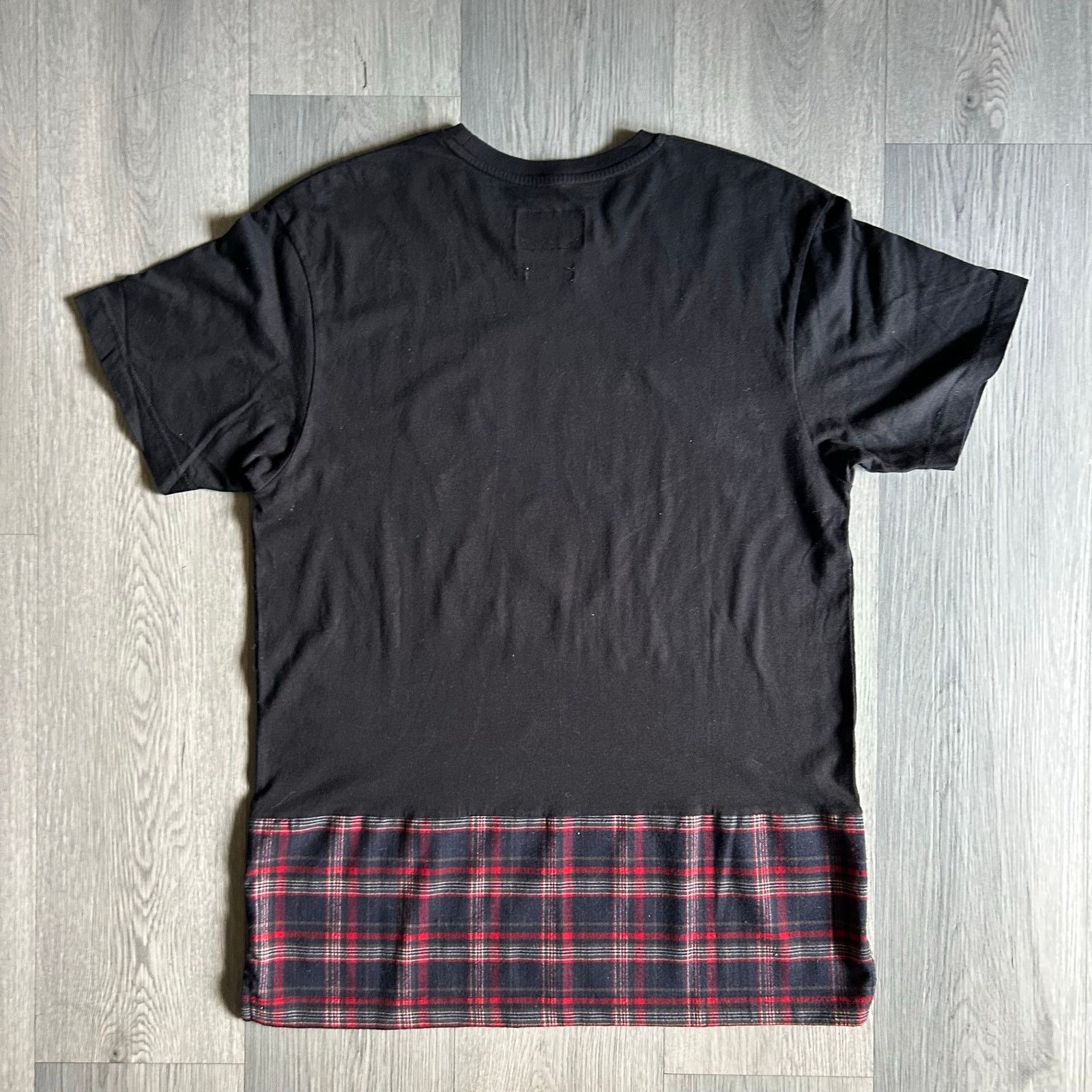 Billionaire Boys Club Billionaire Boys Club Astronaut Plaid Hem T-Shirt- Sz, L Size US L / EU 52-54 / 3 - 4 Thumbnail