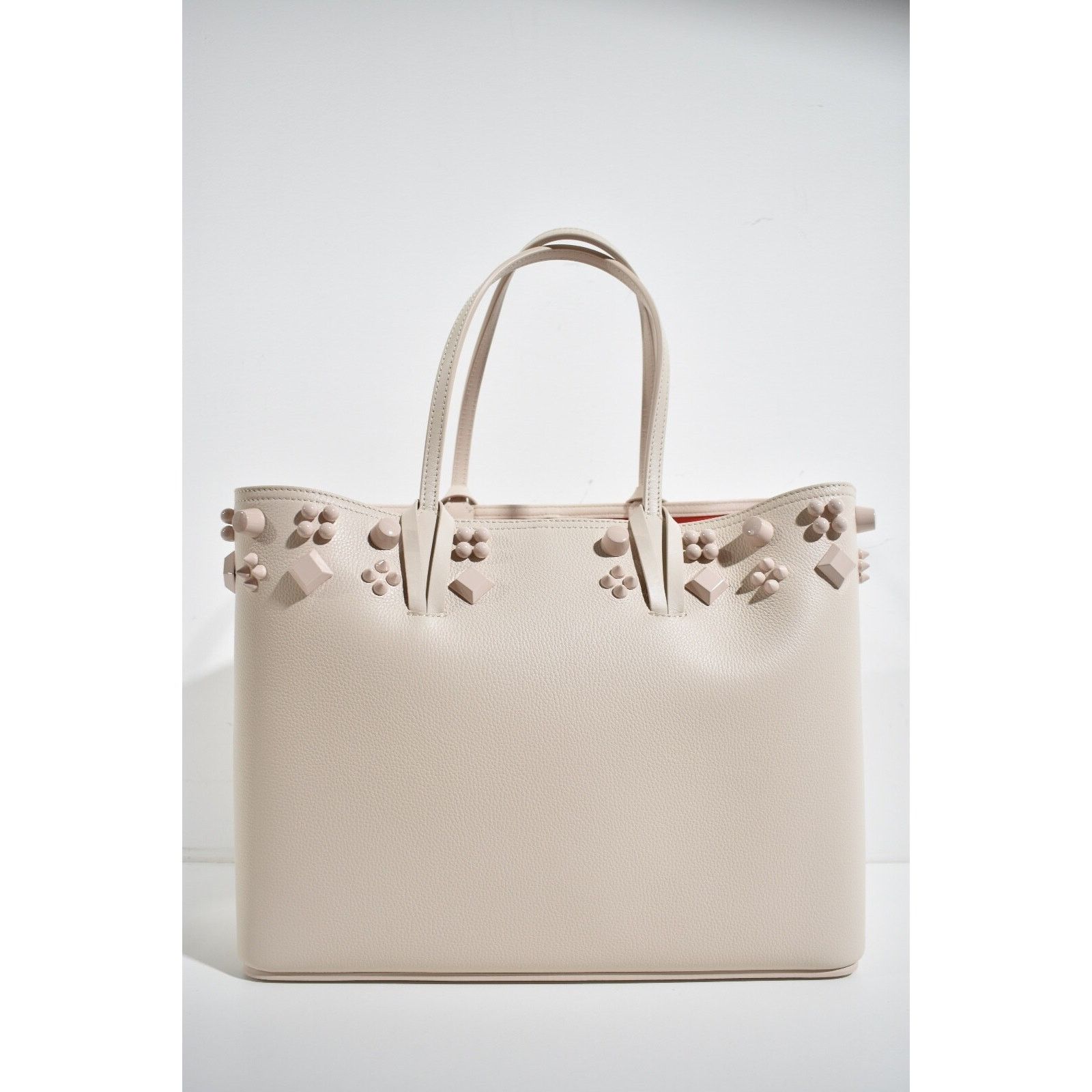 Christian Louboutin Christian Louboutin Leather Spike Tote Shoulder Bag Size ONE SIZE - 8 Thumbnail
