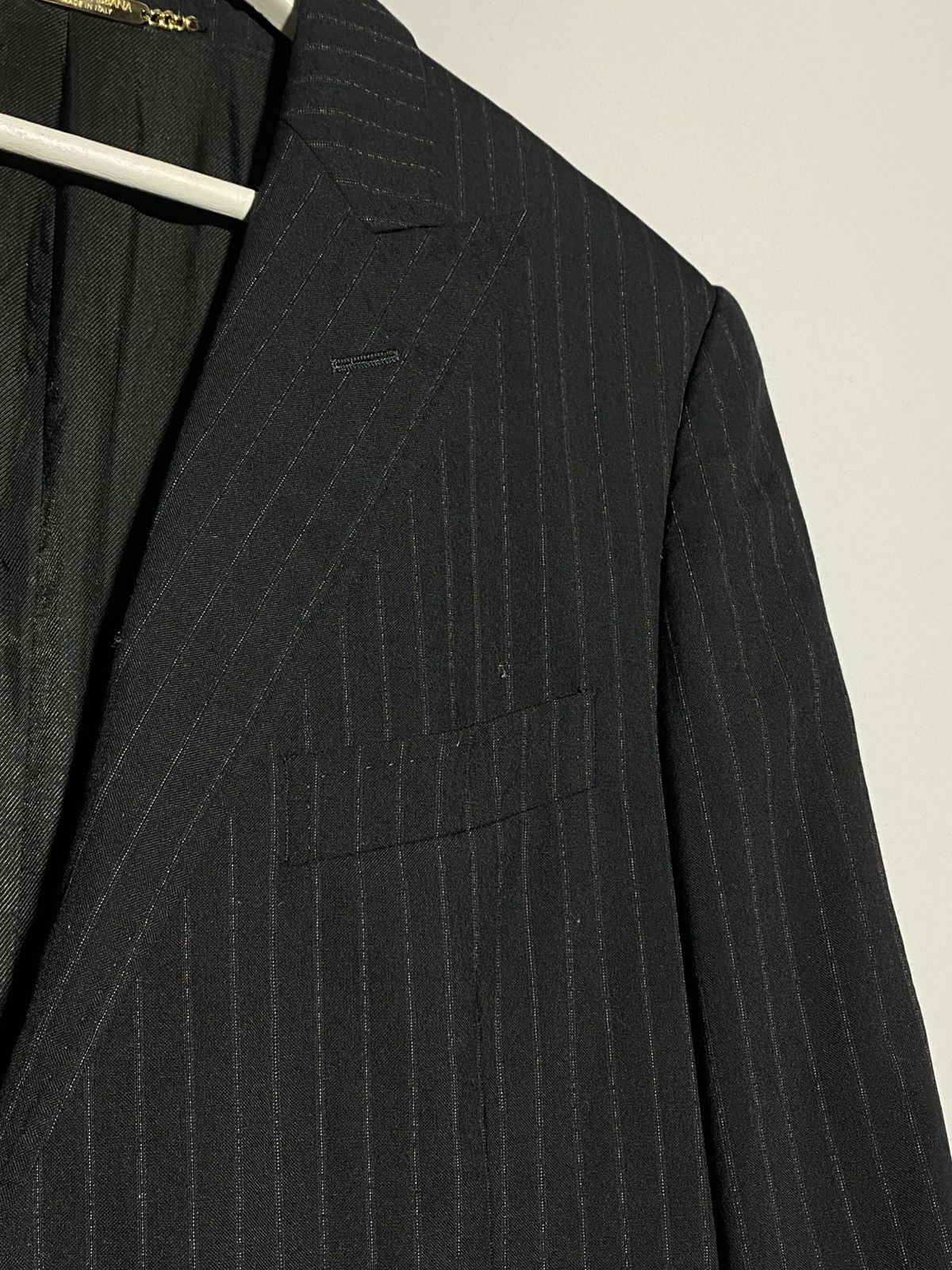 Dolce & Gabbana Dolce&Gabbana Made In Italy Striped Blazer Jacket Luxury Size 48R - 8 Thumbnail