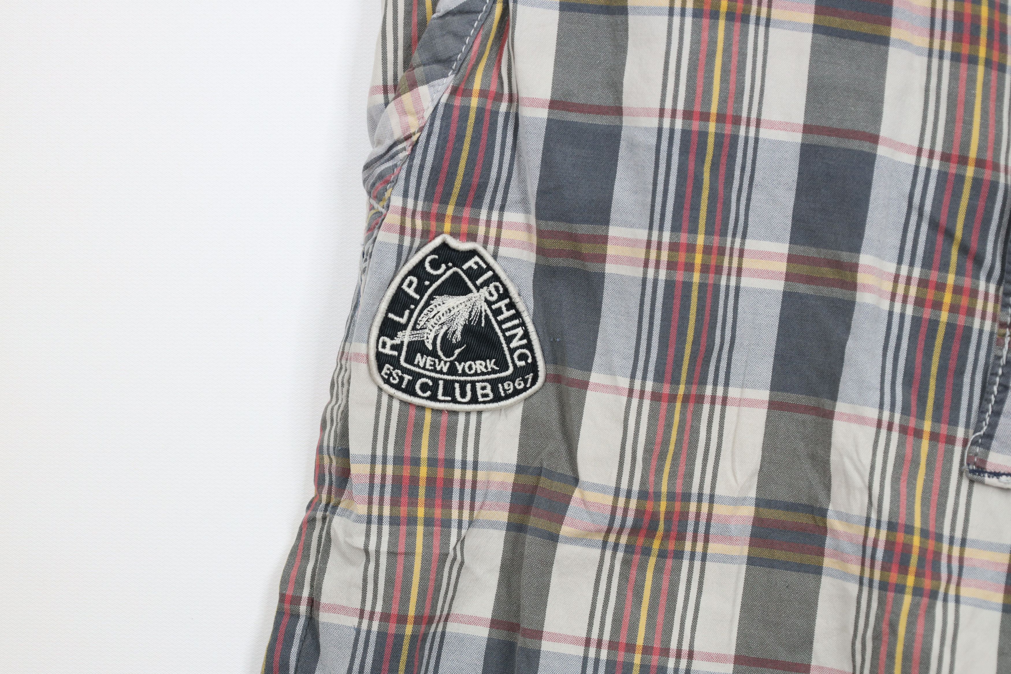 Ralph Lauren × Vintage Vintage 90s Ralph Lauren Spell Fishing Club New York Shorts Size US 34 / EU 50 - 6 Thumbnail