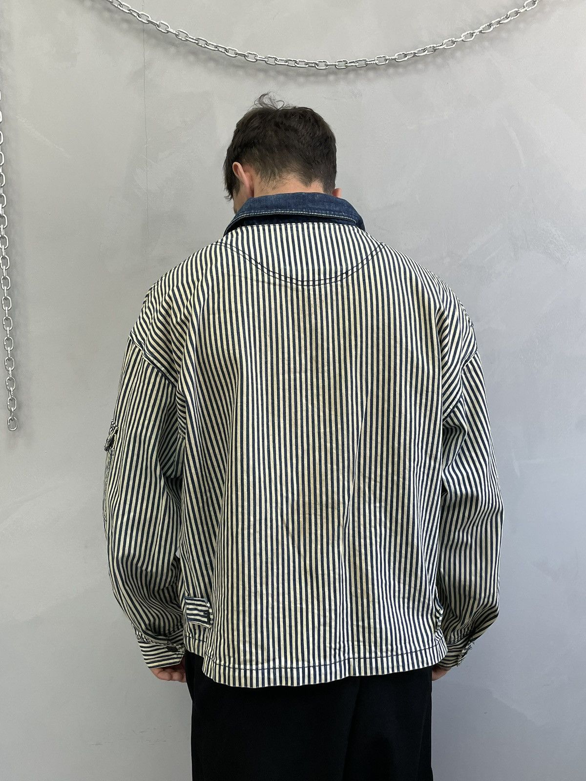Levi's 90s vintage retro denim jacket japanese style Size US L / EU 52-54 / 3 - 6 Thumbnail
