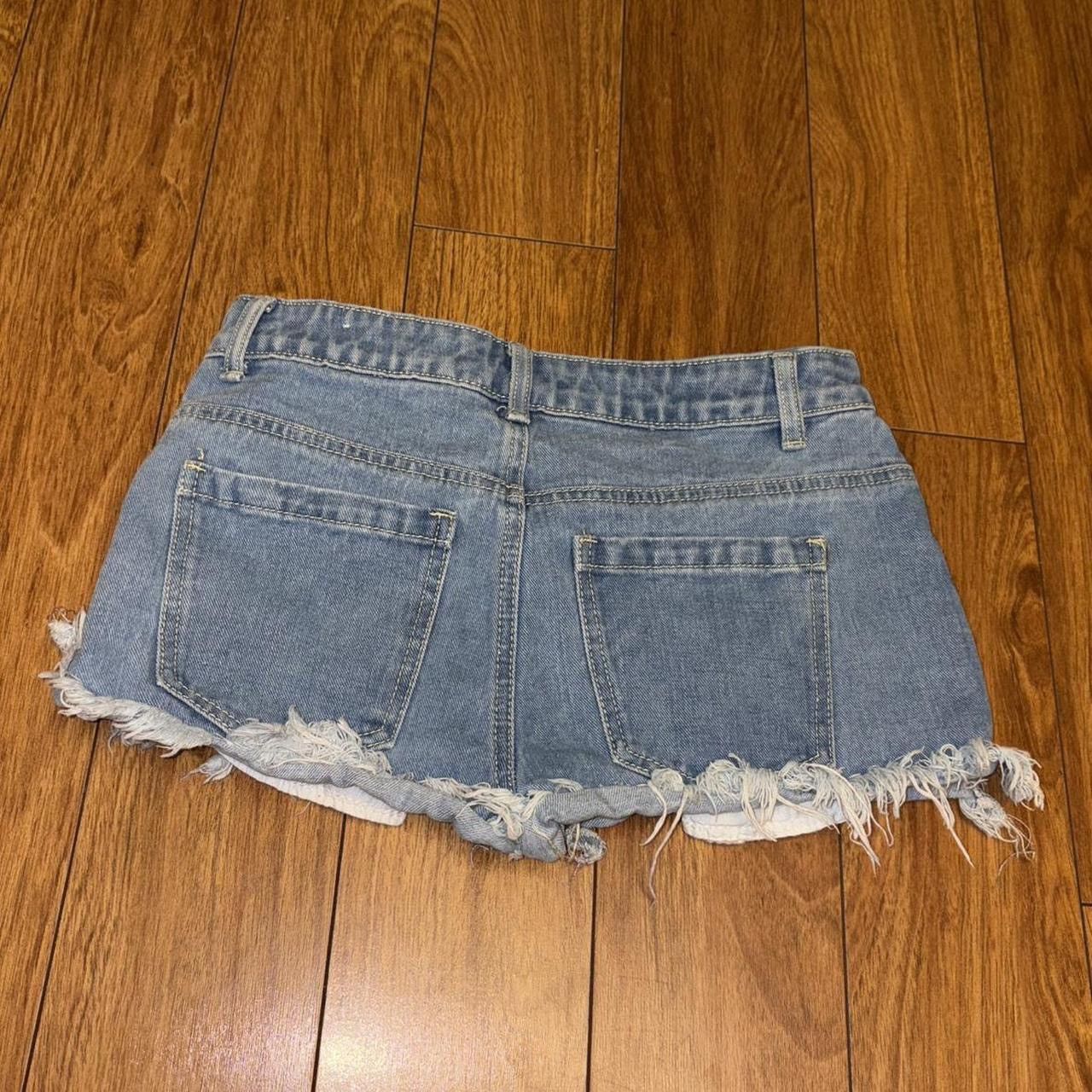 Other Y2K blue denim shorts with lace detailing Size 26" / US 2 / IT 38 - 6 Thumbnail