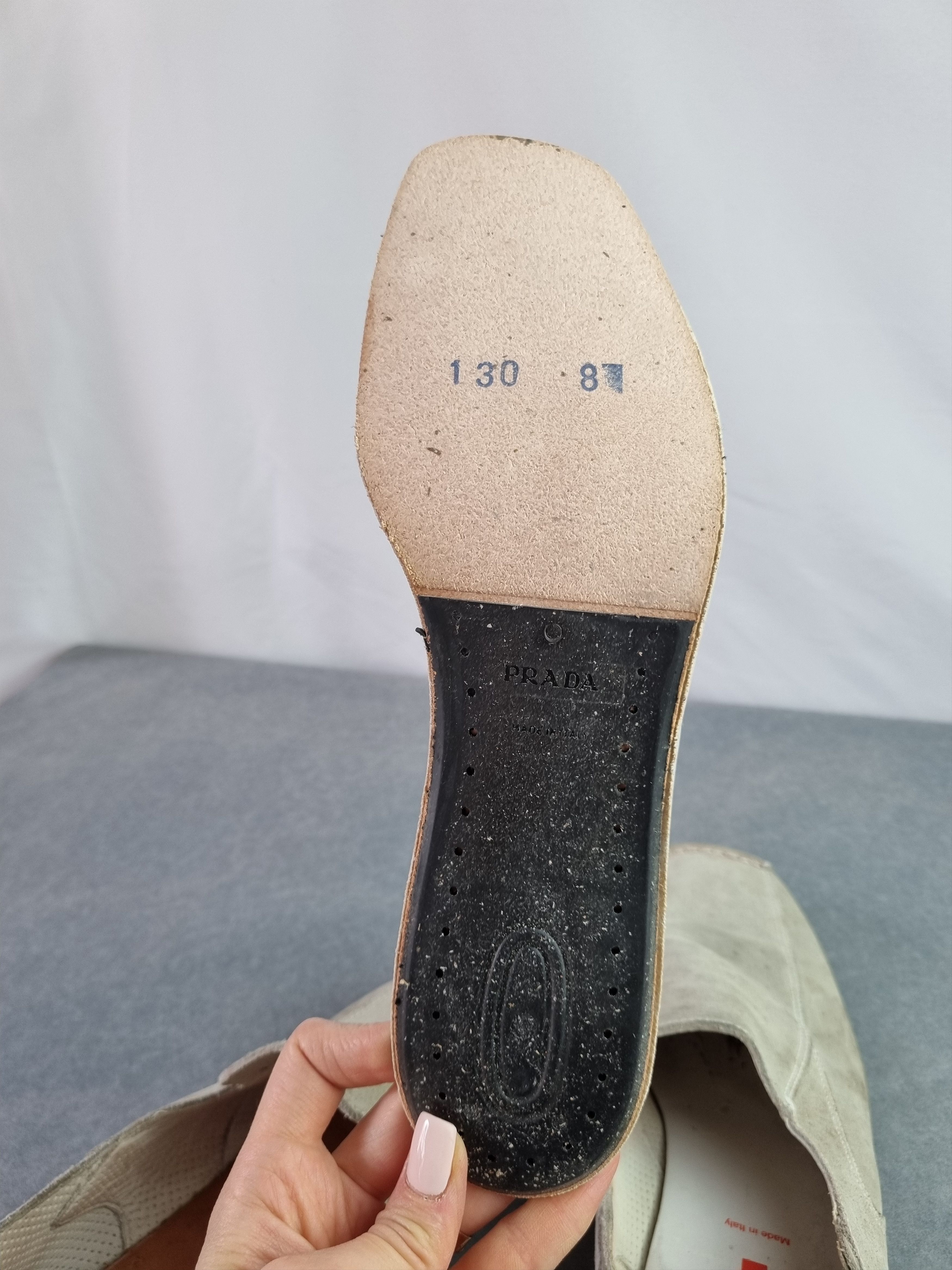Prada × Vintage Prada Suede Shoes Size US 11 / EU 44 - 16 Thumbnail