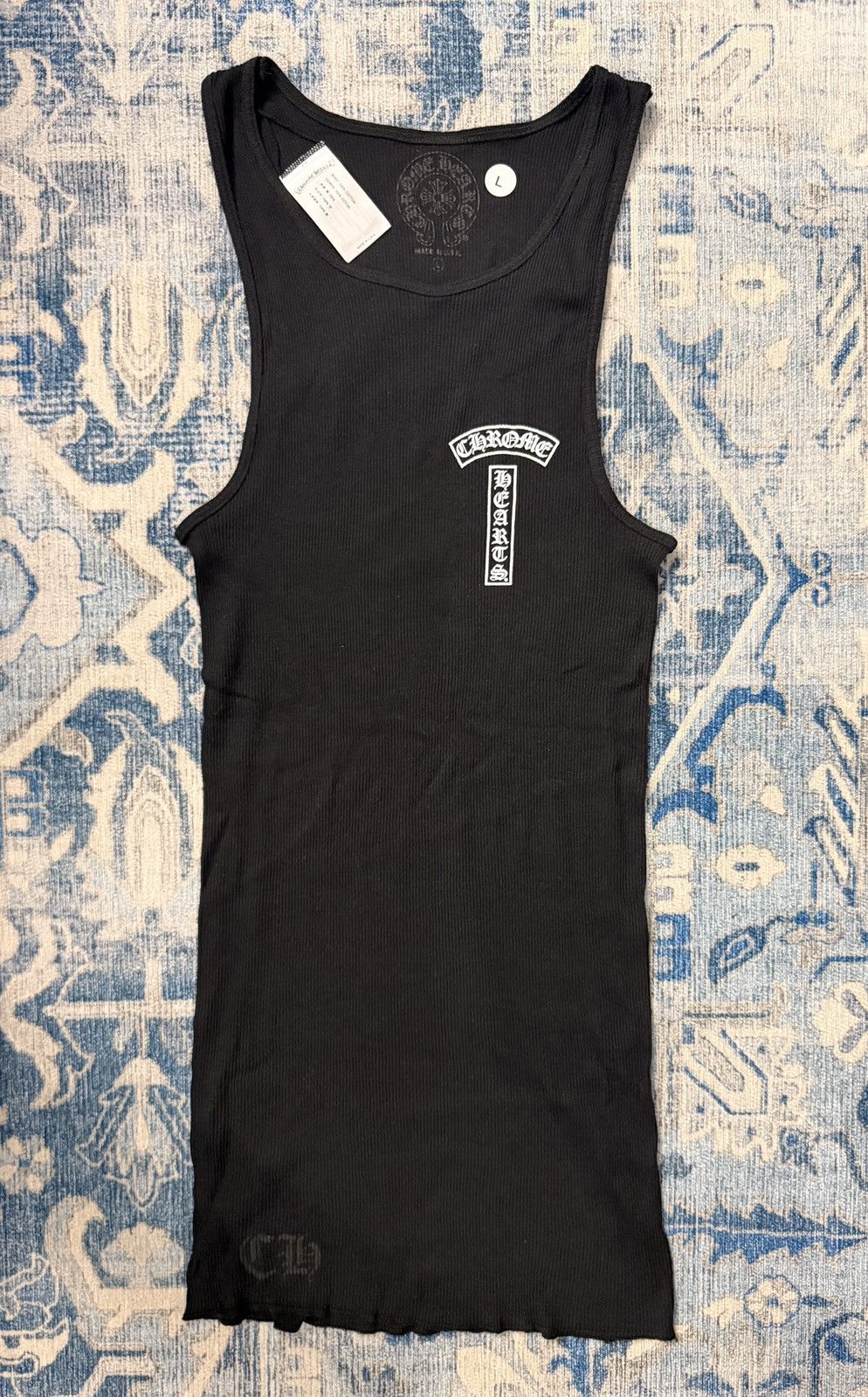 Black Chrome Hearts Tank Top | Grailed