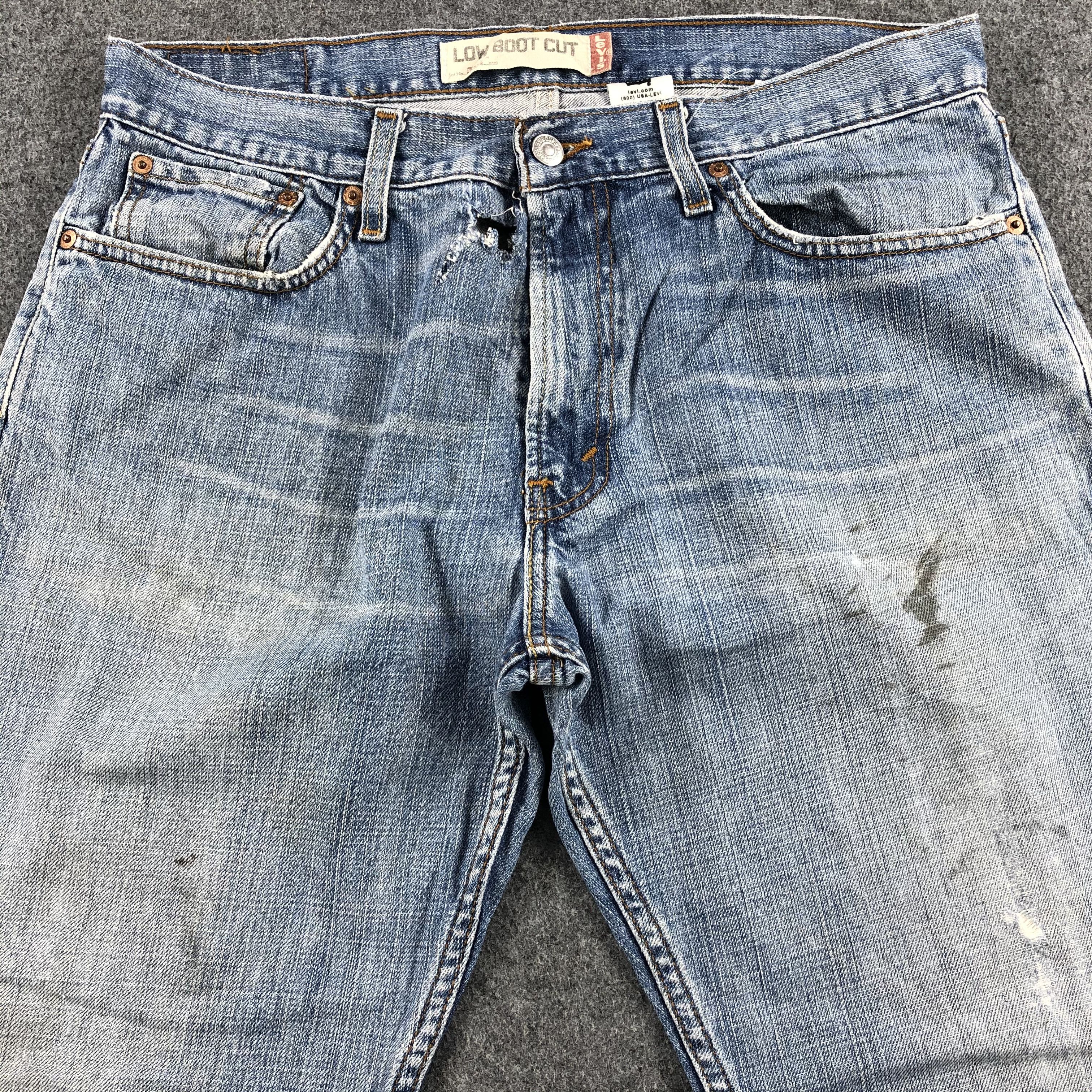 Levi's Vintage Light Wash Levis 527 Flare Jeans-J1532 Size US 34 / EU 50 - 3 Thumbnail