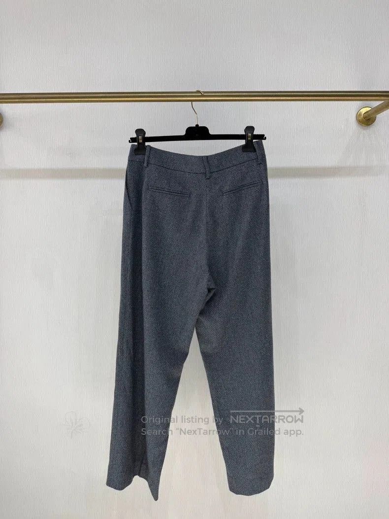 Loro Piana Loro Piana Gray Wool Dress Pants. Size US 30 / EU 46 - 2 Thumbnail