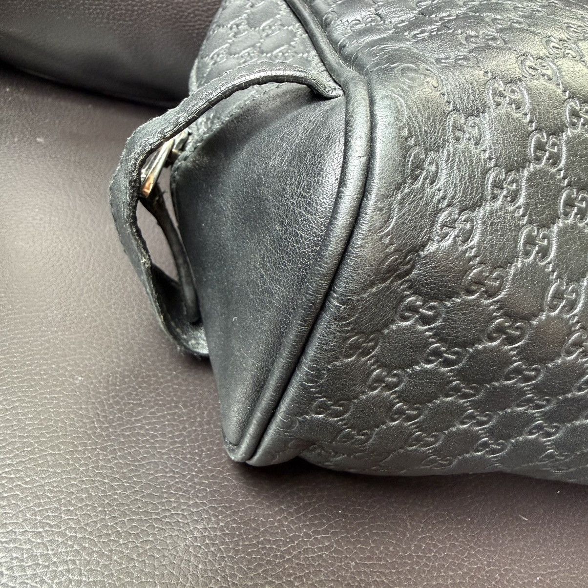 Gucci Gucci - Microguccissima Calfskin Black Toiletry Bag Size ONE SIZE - 7 Thumbnail