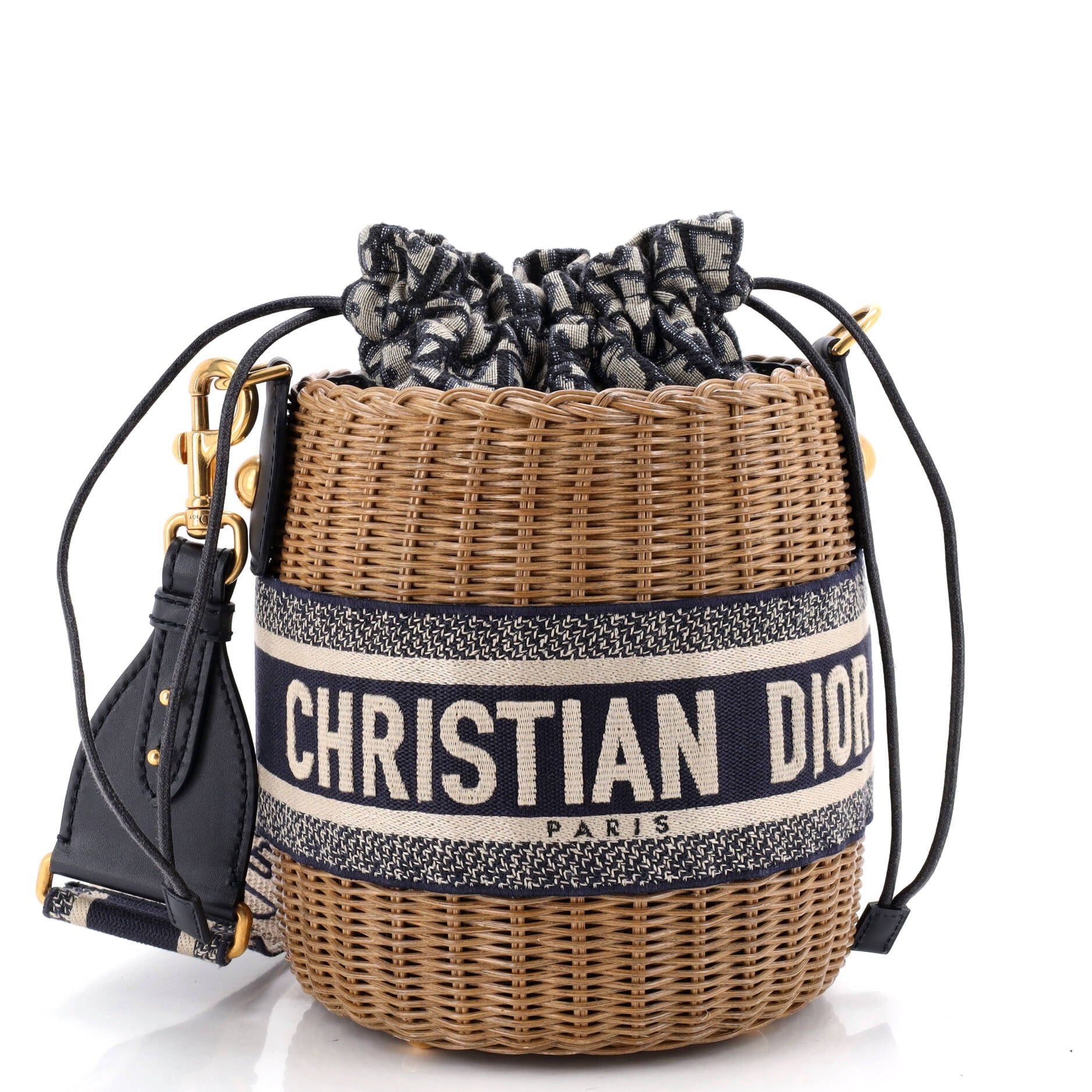 Dior Drawstring Bucket Bag Size ONE SIZE - 1 Thumbnail