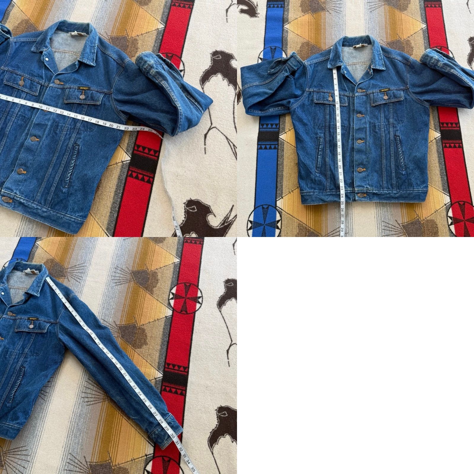 Dickies VINTAGE Dickies Denim Jacket Mens 42 Trucker Jeans Blue 80s 90s Workwear Casual Jacket Size US 42 / EU 58 - 8 Thumbnail