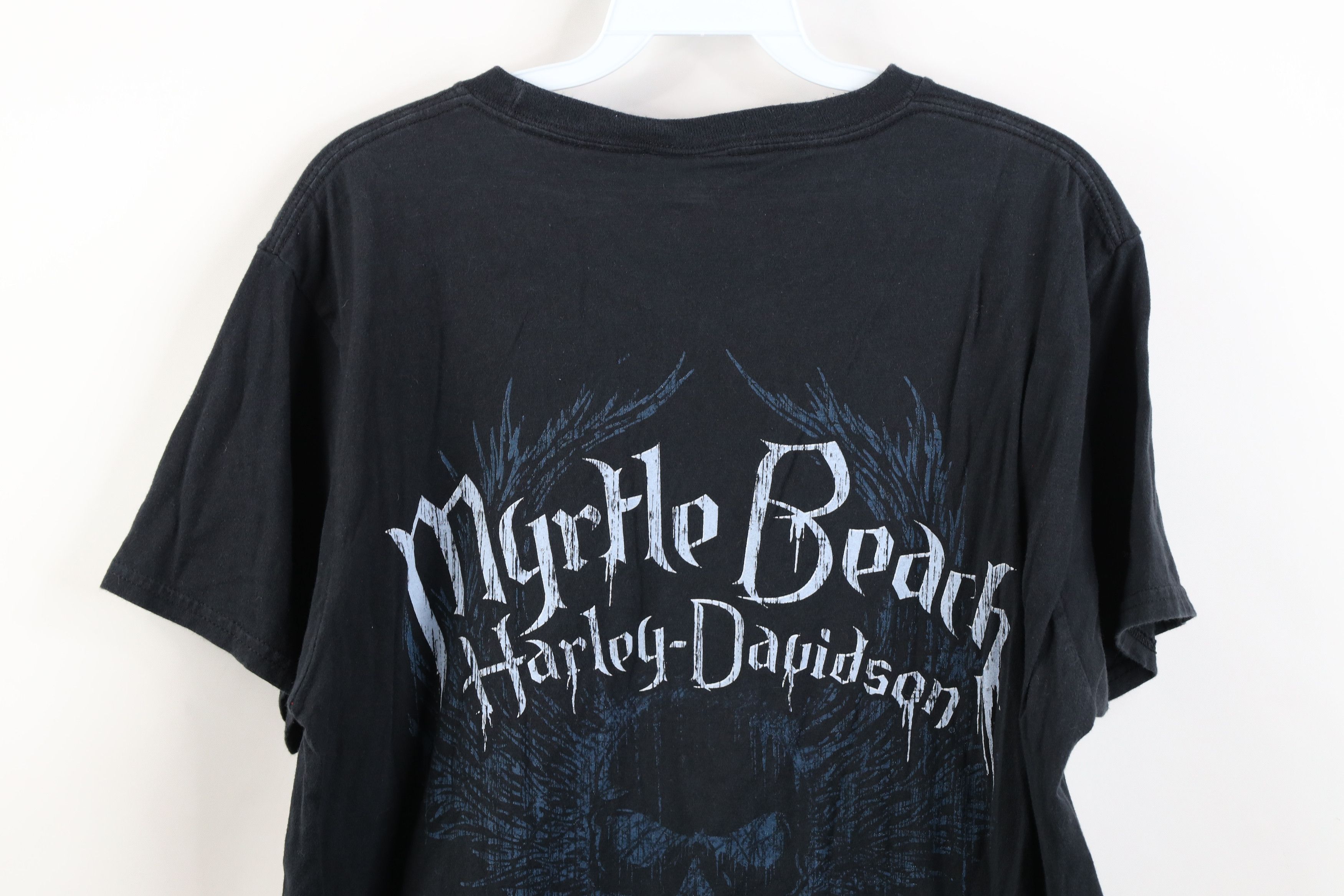 Harley Davidson Vintage Y2K Harley Davidson Myrtle Beach Skull Wing T-Shirt Size US L / EU 52-54 / 3 - 14 Thumbnail