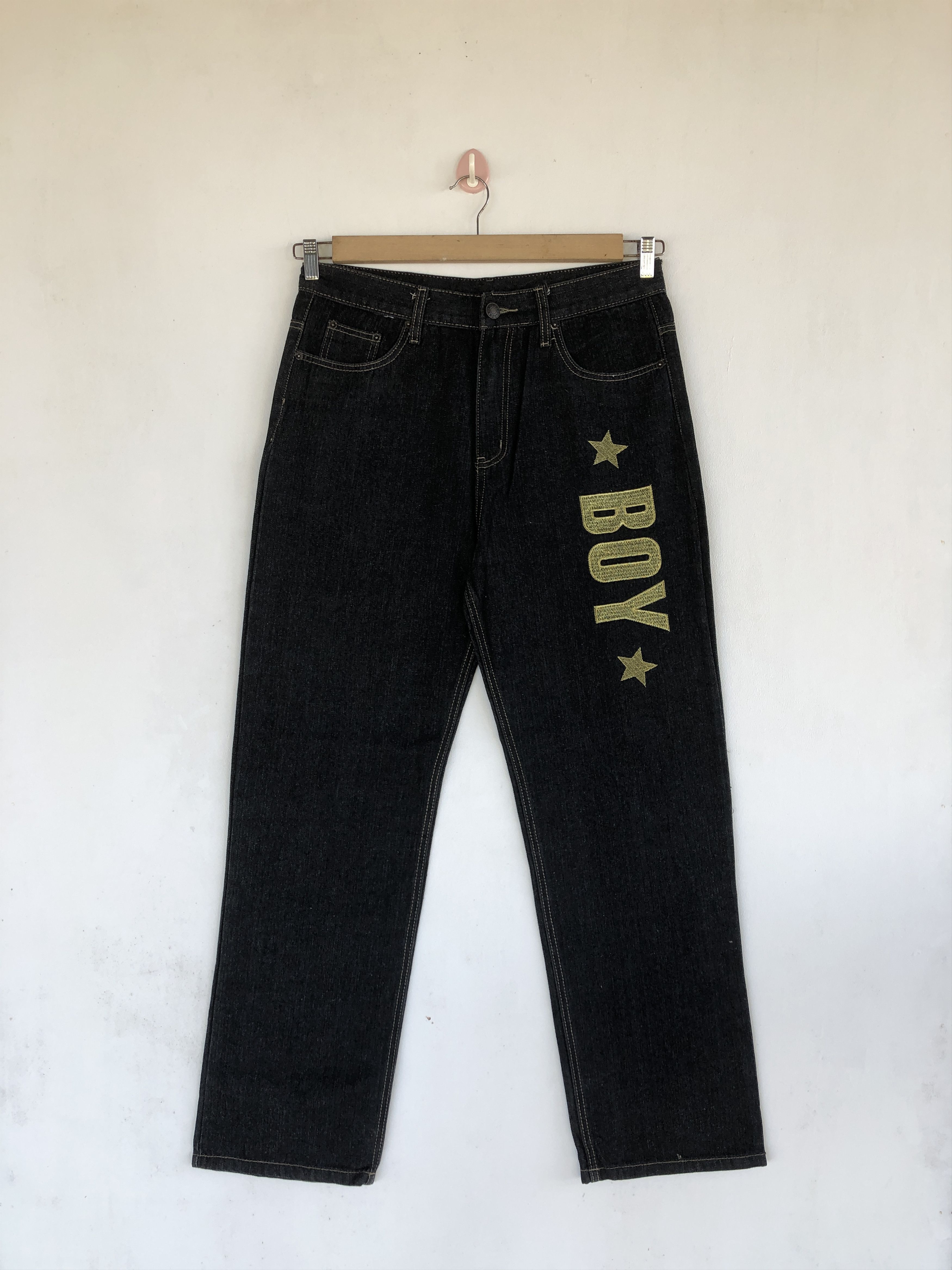 Japanese Brand × Vintage Vintage Japanese Jeans Boy Flying London Denim Pants Size US 34 / EU 50 - 2 Thumbnail