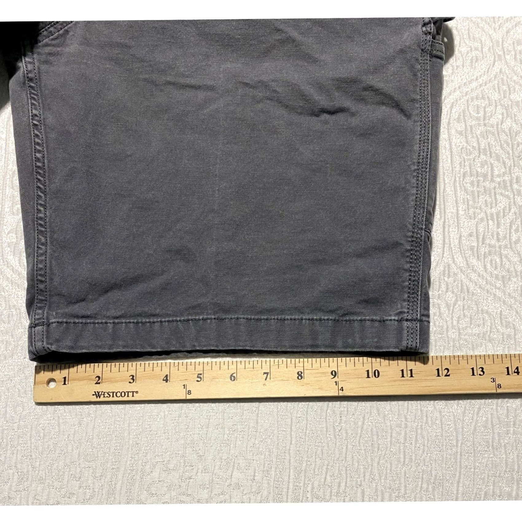 Carhartt Carhartt 103652 Men's Gray Rugged Flex Rigby Cargo Shorts Relaxed Cargo Shorts Size US 40 / EU 56 - 7 Thumbnail
