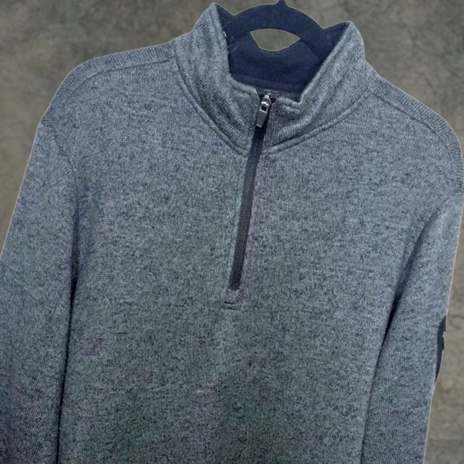 Vintage Charles River Apparel Gray 1/4 Zip Pullover Sweater Fleece Men's Large Size US L / EU 52-54 / 3 - 1 Thumbnail