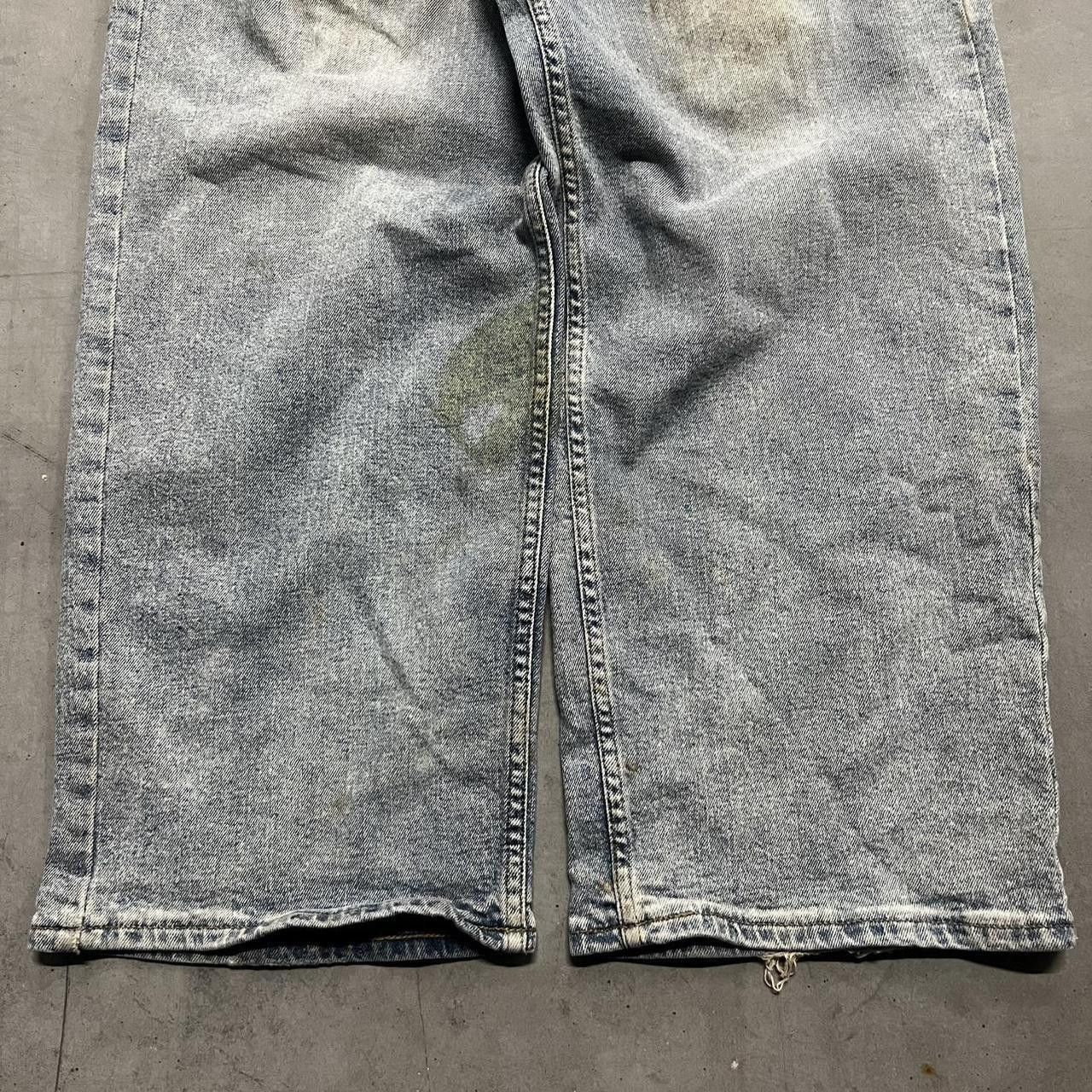 Vintage Vintage Y2K/2000s Super Baggy Loose Light wash Skater Essential WideLeg Denim Jeans! Size US 40 / EU 56 - 4 Thumbnail