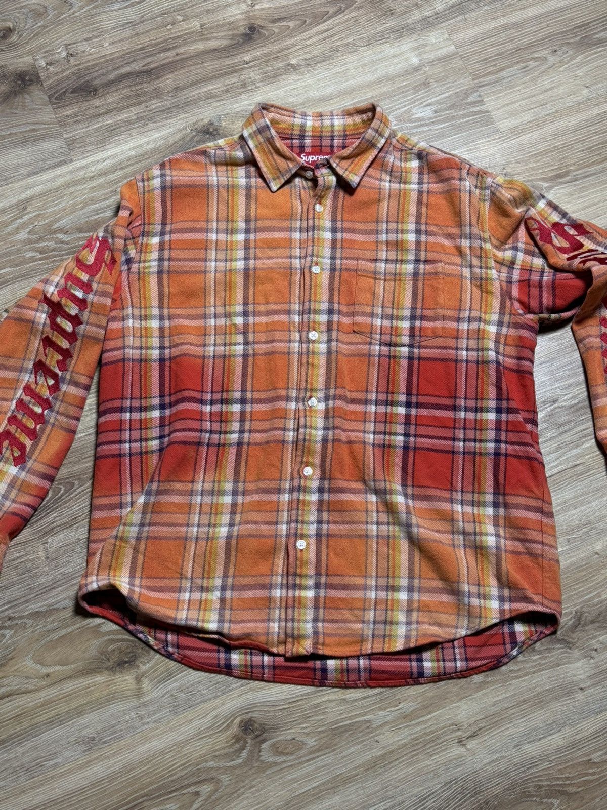 Supreme Supreme shirt orange Size US L / EU 52-54 / 3 - 6 Thumbnail