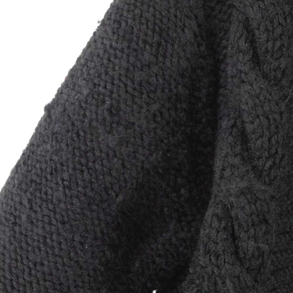 Yohji Yamamoto POUR HOMME 21AW cable knit zip up jacket