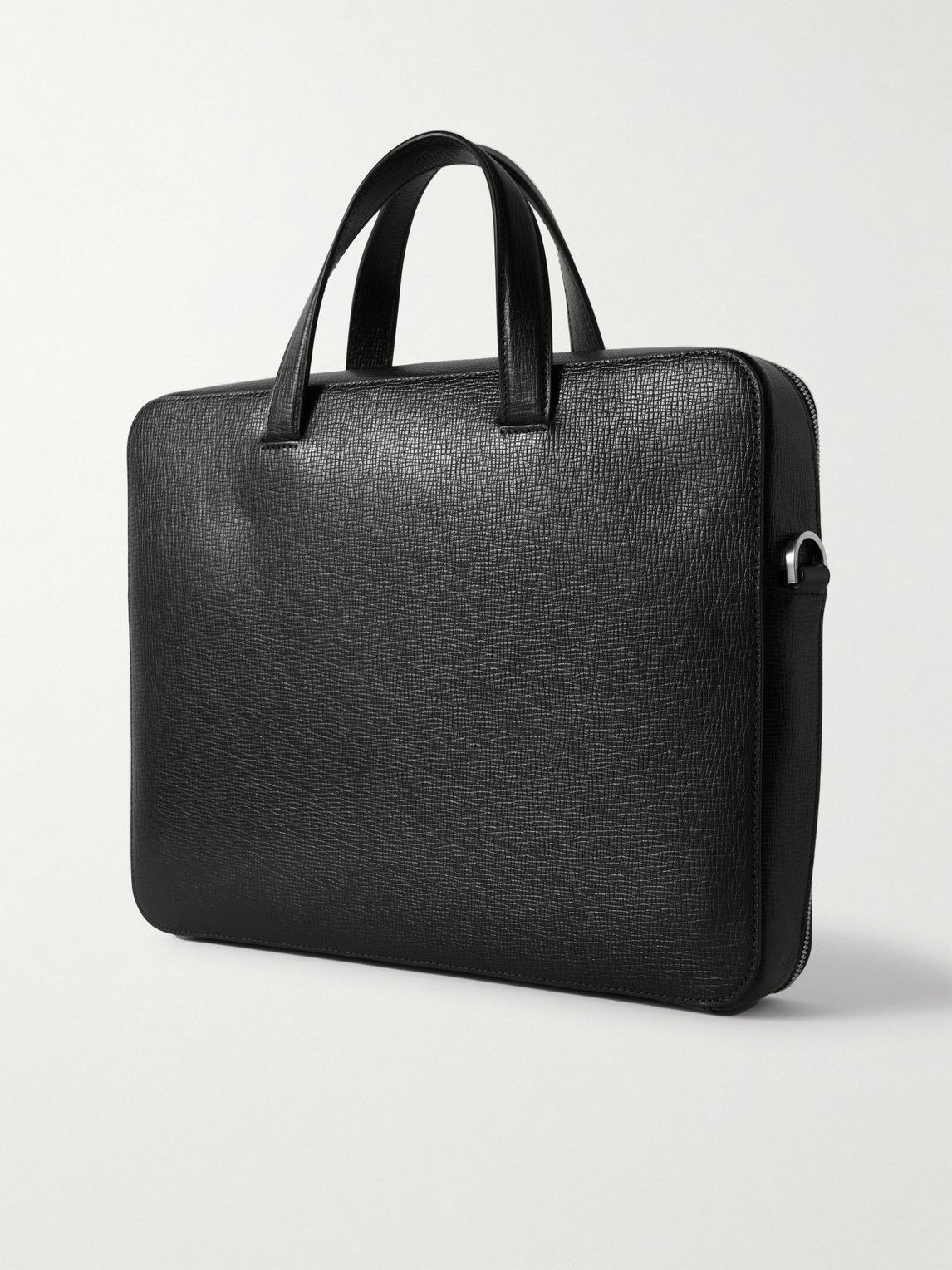 Salvatore Ferragamo o1s1rm0924 Size: OS / Leather Briefcase Bag in Black Size ONE SIZE - 4 Thumbnail