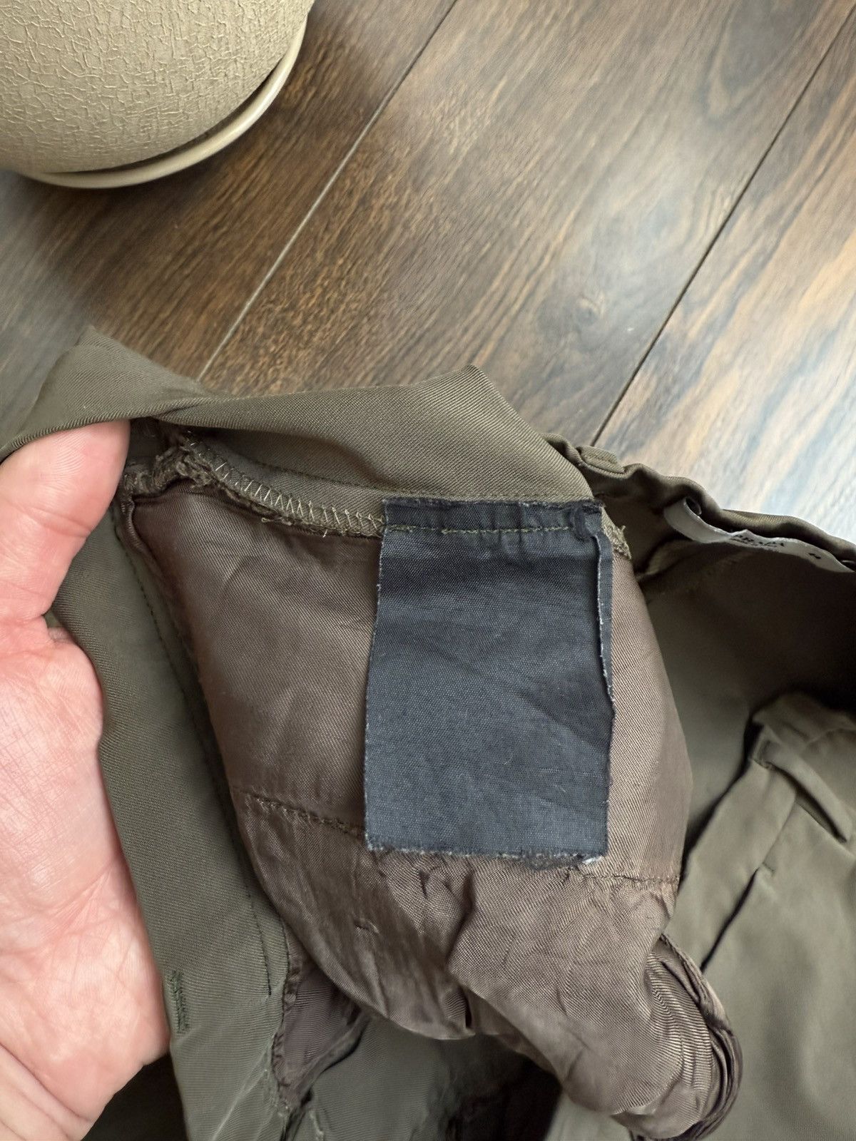 Prada Prada Milano Khaki Chino Pants Green Size 30" / US 8 / IT 44 - 4 Thumbnail
