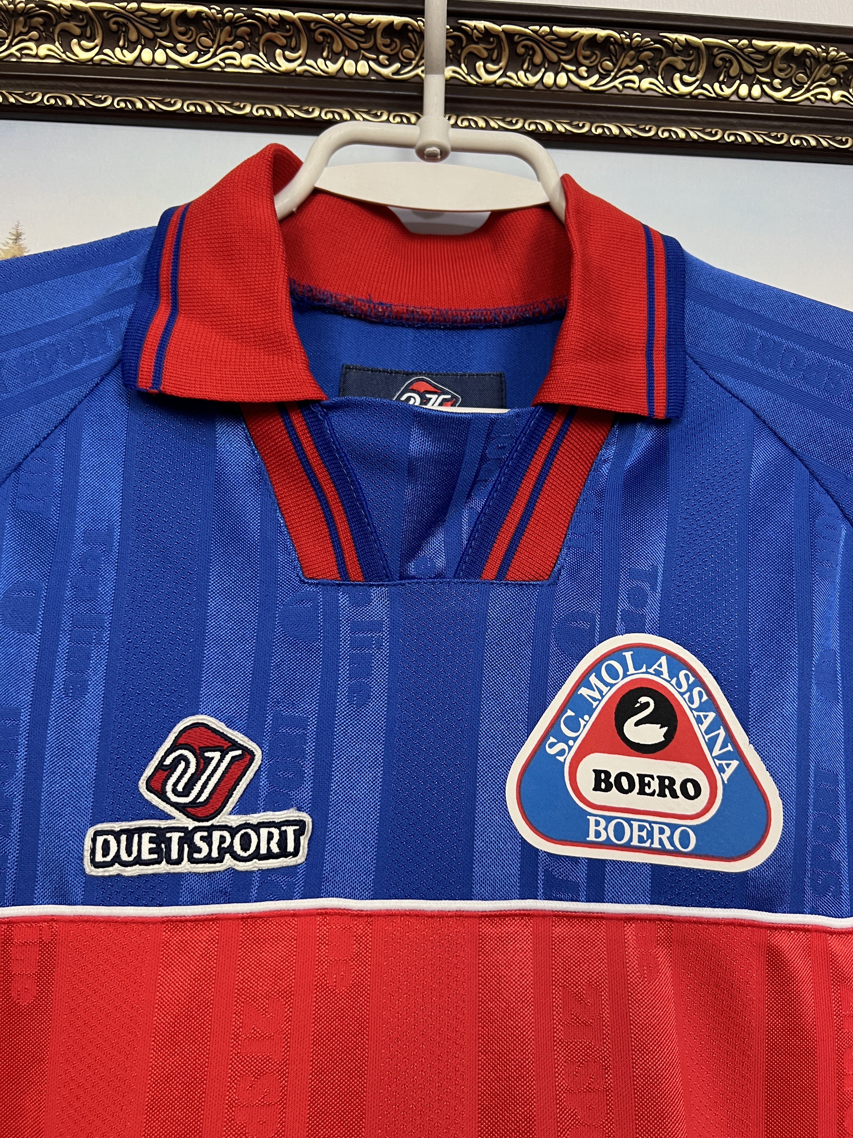 Vintage Molassana Boero Match Worn Football Shirt Maglia Jersey Size US XS / EU 42 / 0 - 3 Thumbnail