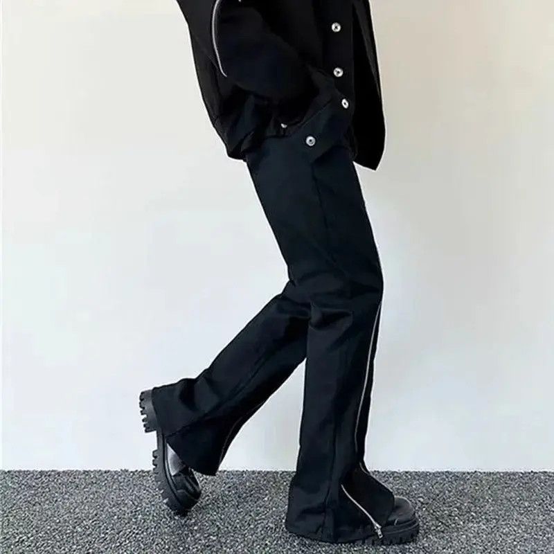Japanese Brand Multi zipper flared y2k pants trousers Size US 32 / EU 48 - 3 Thumbnail