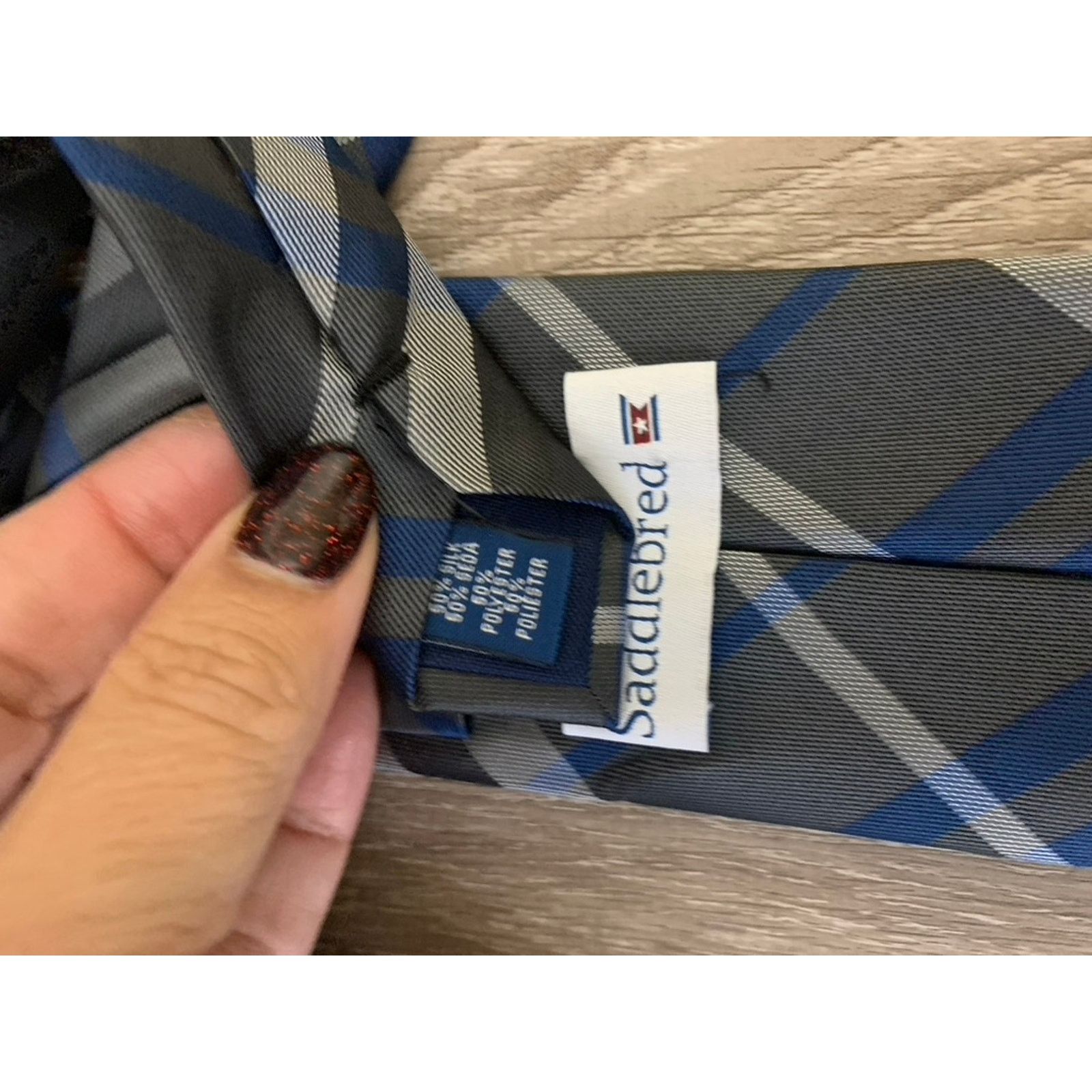 Saddlebred Saddlebred Men's Designer Striped Tie Set Multicolor 5 Piece Size ONE SIZE - 3 Thumbnail
