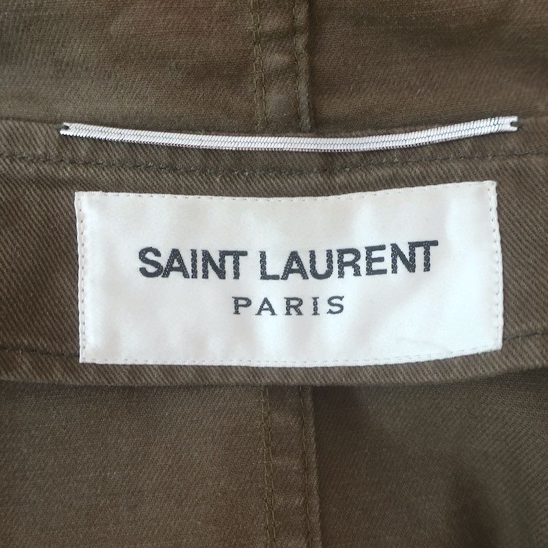 Saint Laurent Paris Saint Laurent Military Parka Army Green Twill Size 48 Size US M / EU 48-50 / 2 - 8 Thumbnail
