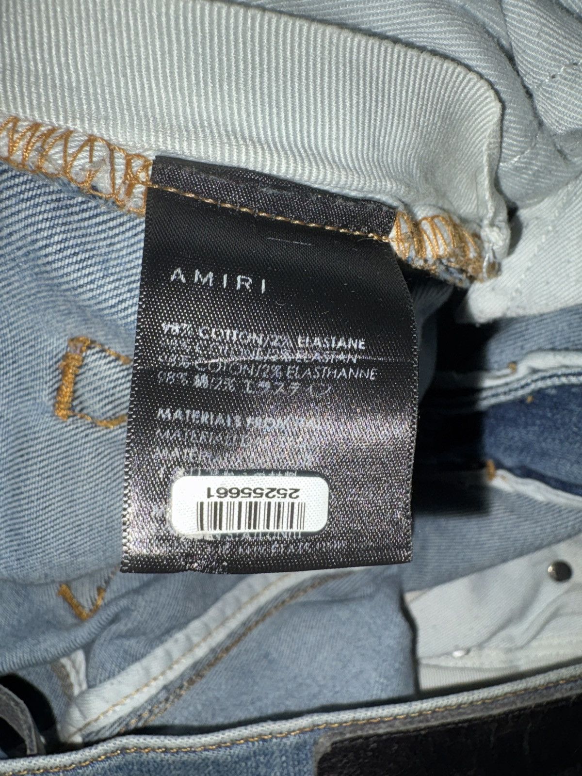 Amiri Amiri Japanese Repair Jeans Size US 32 / EU 48 - 6 Thumbnail